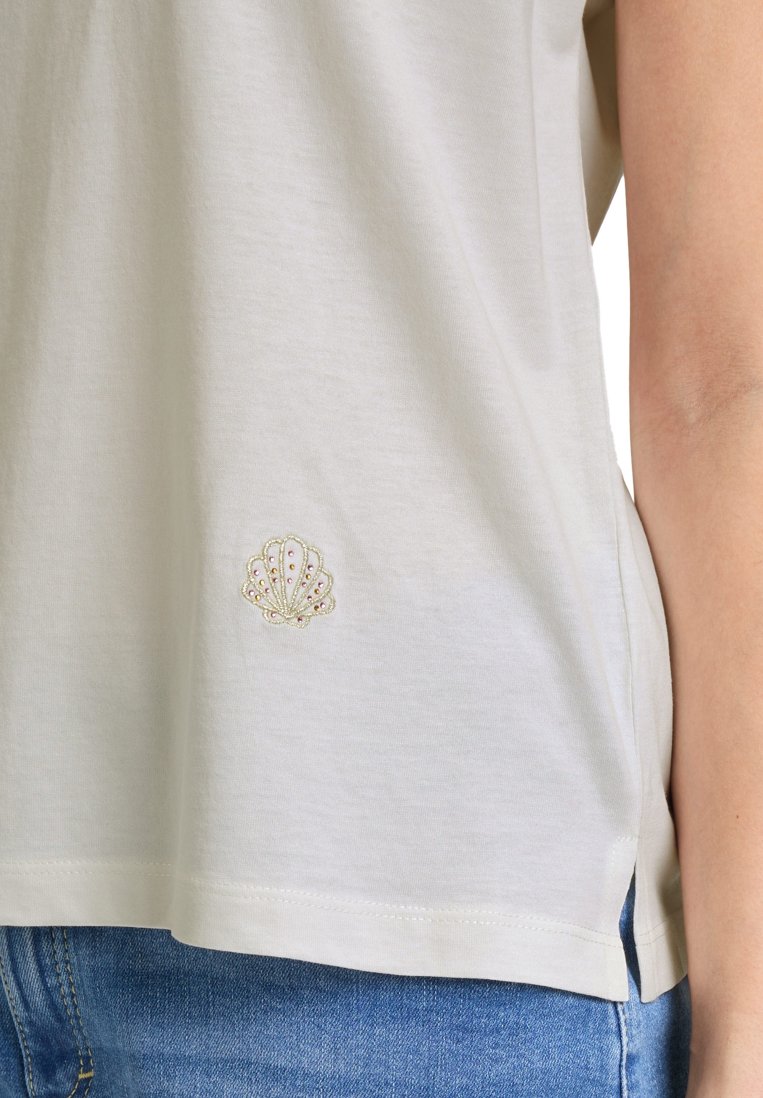 Cartoon Langarmshirt »Casual-Shirt mit Rundhalsausschnitt«