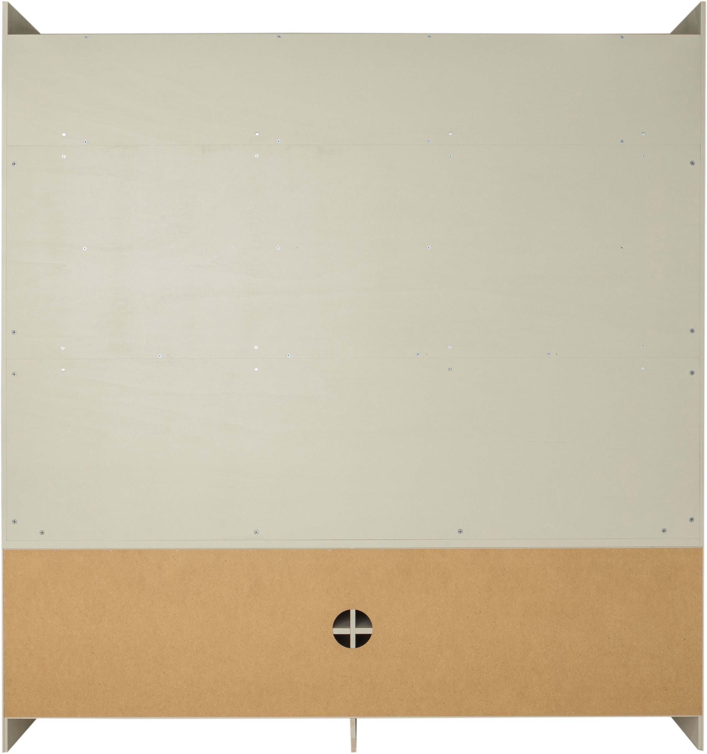 WOOOD Wohnwand »Wallcover FSC® Mix Kiefernholz mit Druckmechanismus 210x 31x 229 cm«