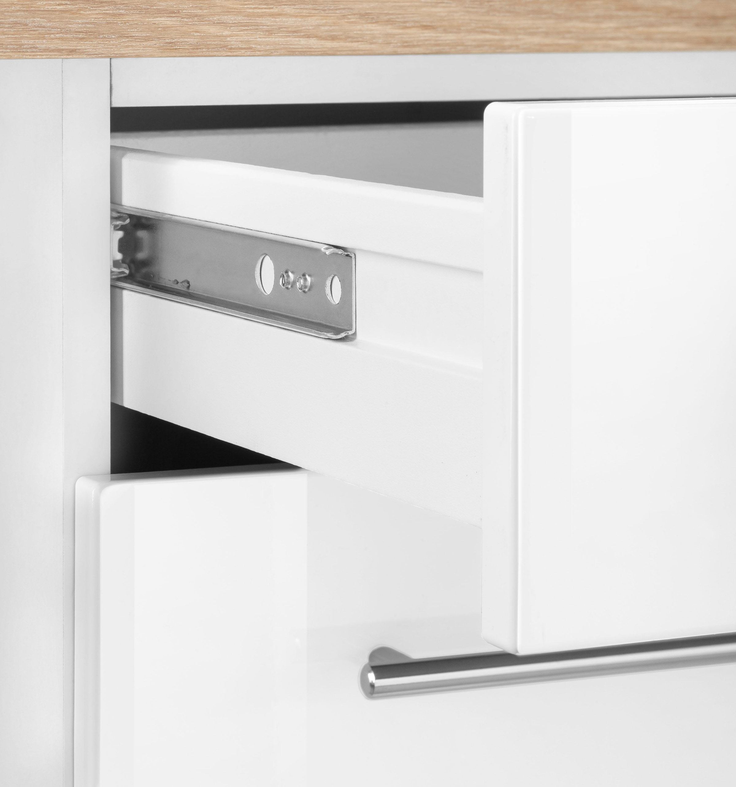 KOCHSTATION Küchenzeile »KS-Eton«, mit E-Geräten, Breite 330 cm