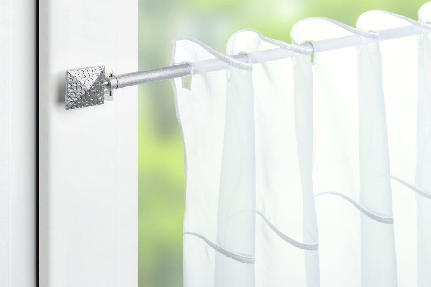 Good Life Scheibenstange »Quadrat« Ø 10 mm 1 läufig-läufig ausziehbar