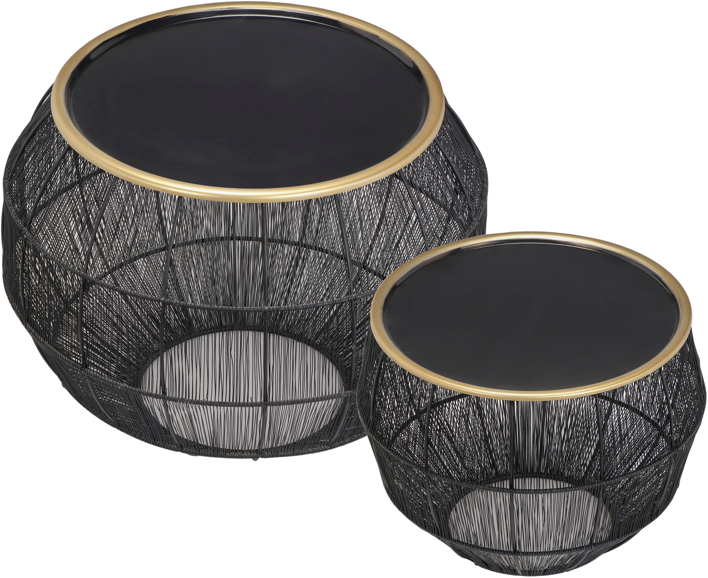 MIRRORS AND MORE Beistelltisch »Mika« Set, 2 Stk. tlg.