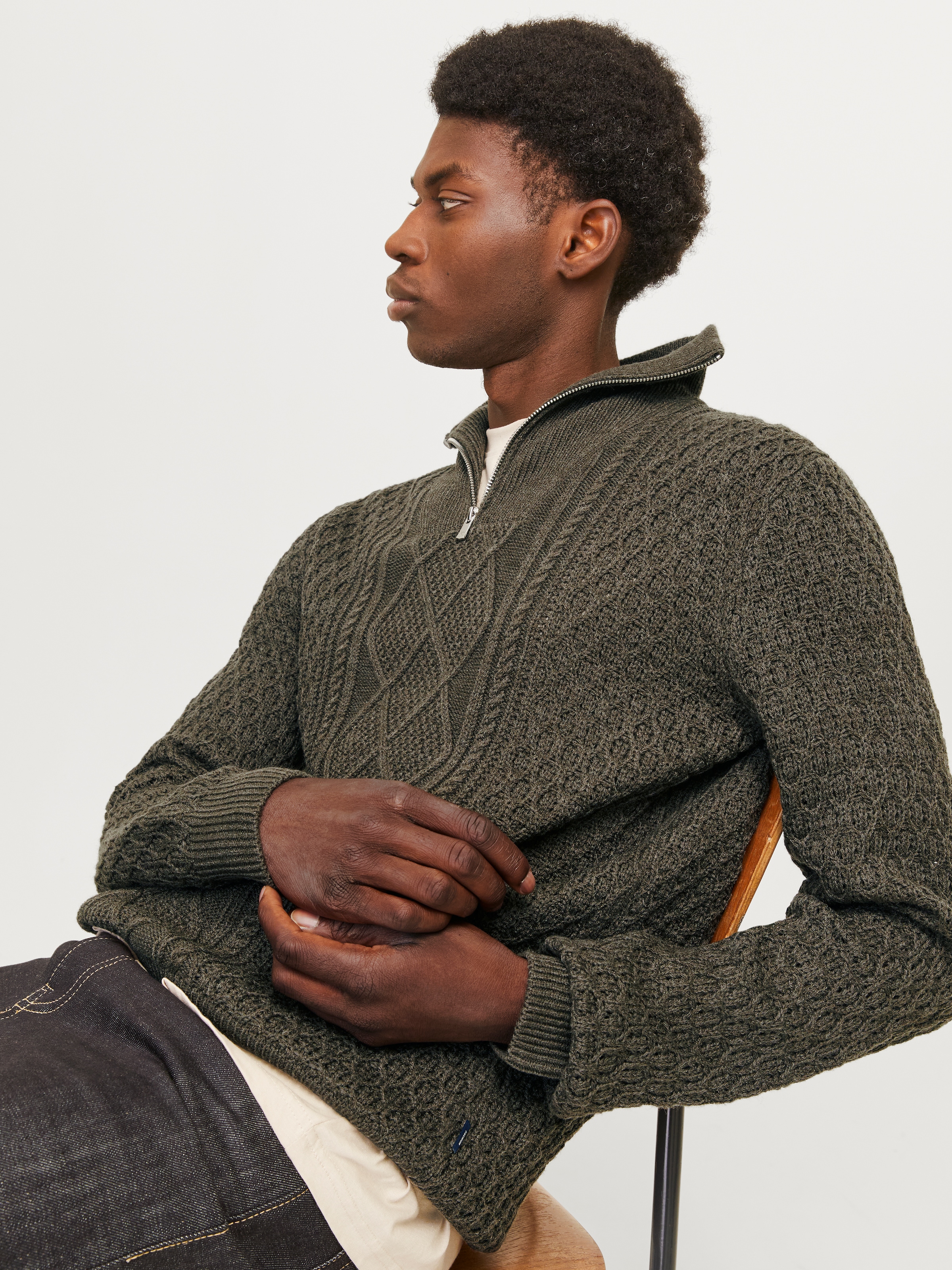 Jack & Jones Troyer »JPRBLUNORTH KNIT HIGH NECK SN«