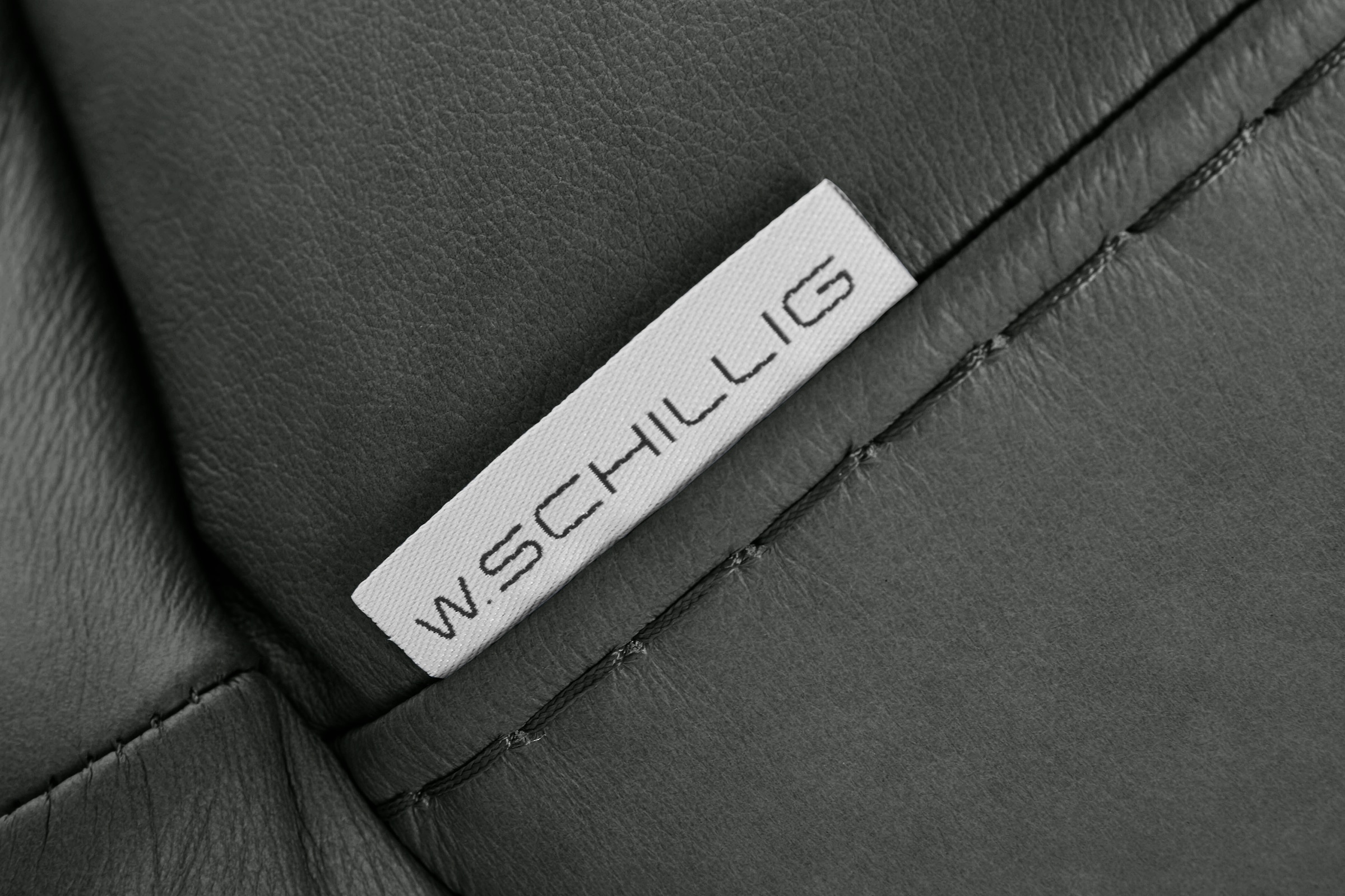 W.SCHILLIG 2-Sitzer »montanaa«, mit Metallfüßen in Silber matt, Breite 192 cm