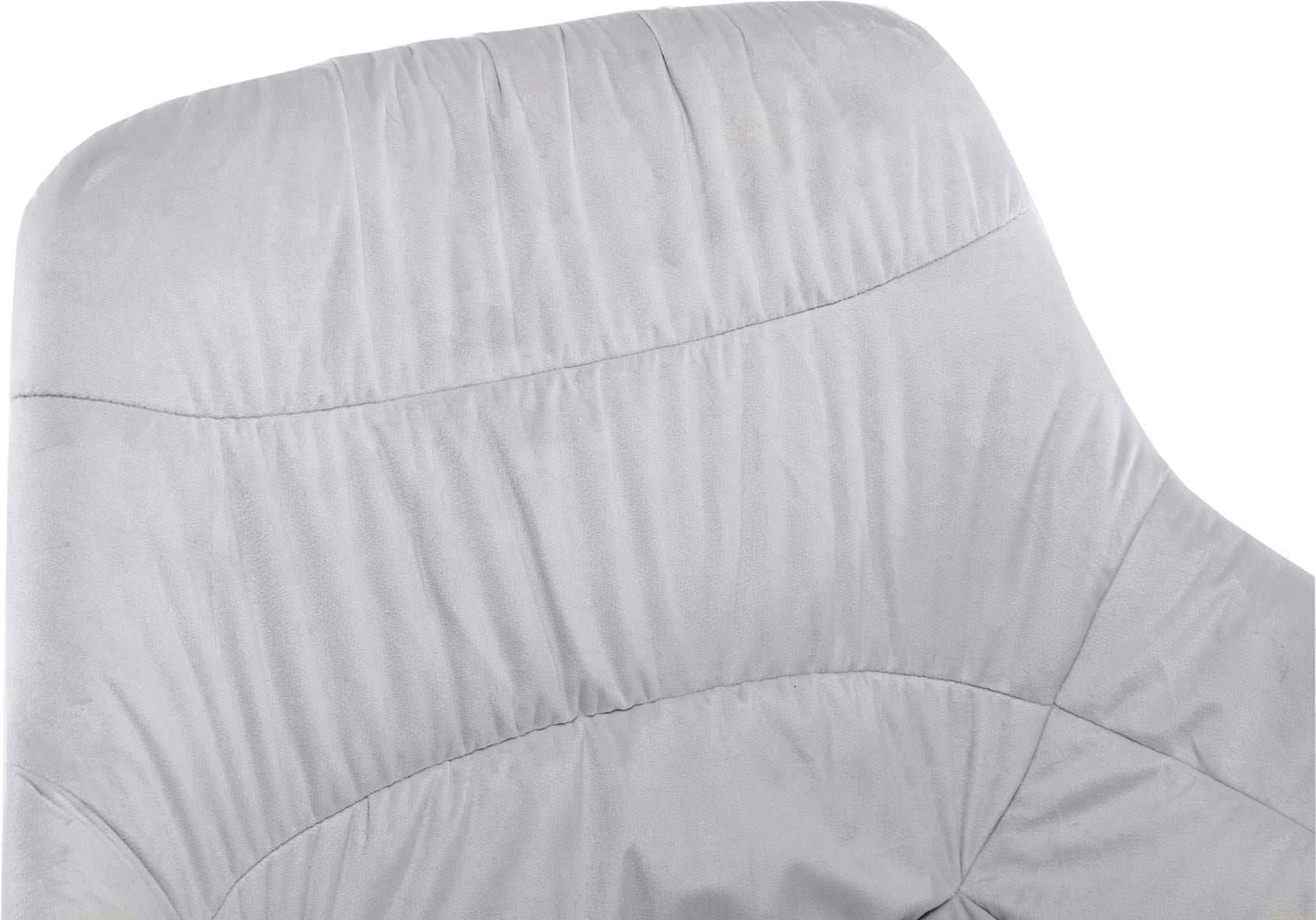 SalesFever Esszimmerstuhl »Rimini Armlehnstuhl, Rückseite mit Wabensteppung«, 1 St., Samtoptik, Esszimmersessel, Rückseite mit Wabensteppung,360° Drehfunktion