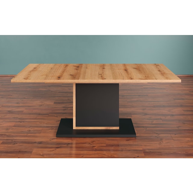 INOSIGN Esstisch »Premont«, (1 St.), Ausziehbar ca. 160-200 cm, rechteckig,  moderne Eiche / schwarz kaufen | UNIVERSAL