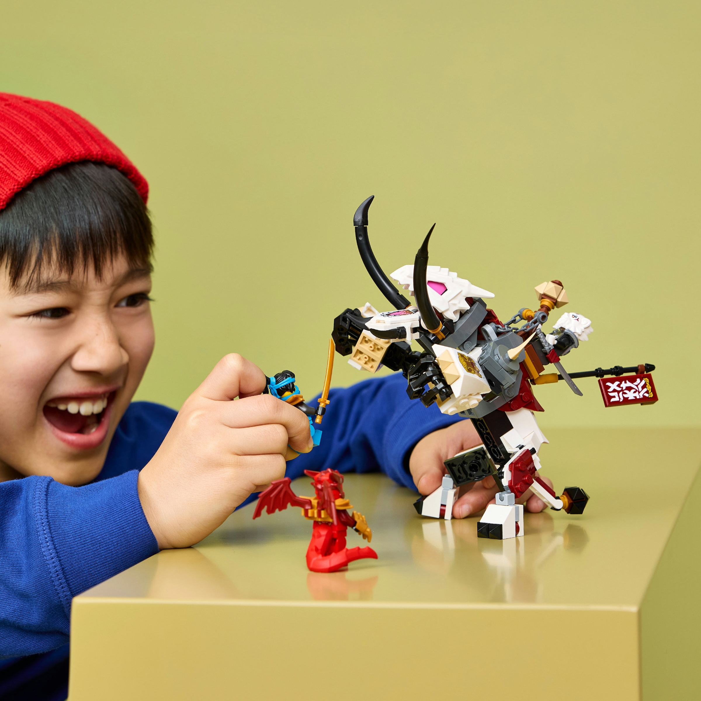 LEGO® Konstruktionsspielsteine »Zilvar auf seinem Drachentier Grimtak (71863), LEGO Ninjago« Made in Europe