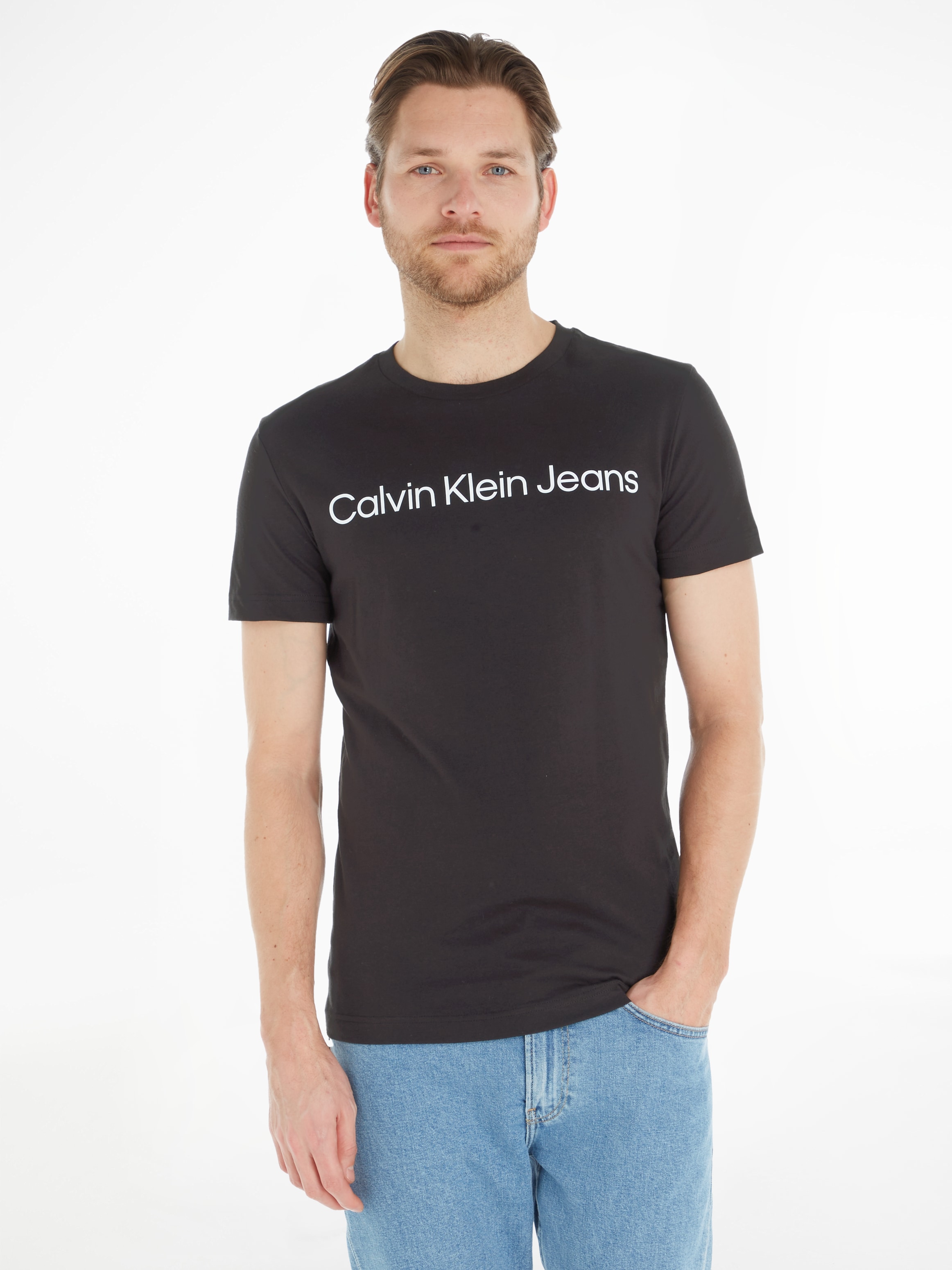 Calvin Klein Jeans INSTITUTIONAL LOGO TEE« ♕ SLIM bei »CORE T-Shirt