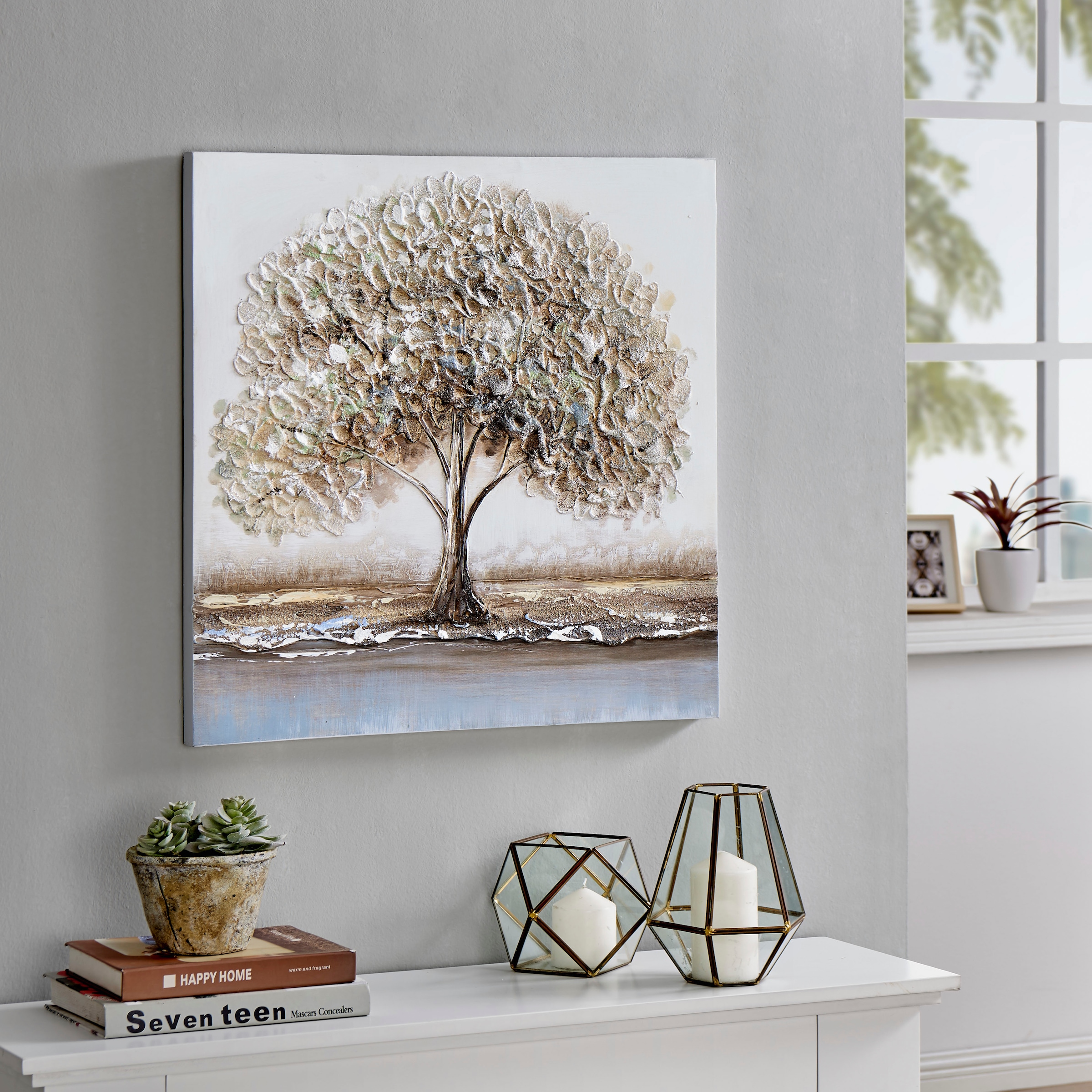 GOODproduct Leinwandbild "Baum"