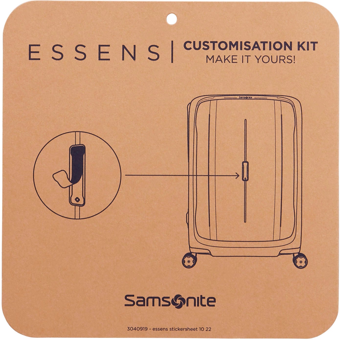 Samsonite Hartschalen-Trolley »ESSENS, verschiedene Größen und Farben«, 4 Rollen, Reisekoffer Hartschalenkoffer Koffer für Flugreisen TSA-Schloss