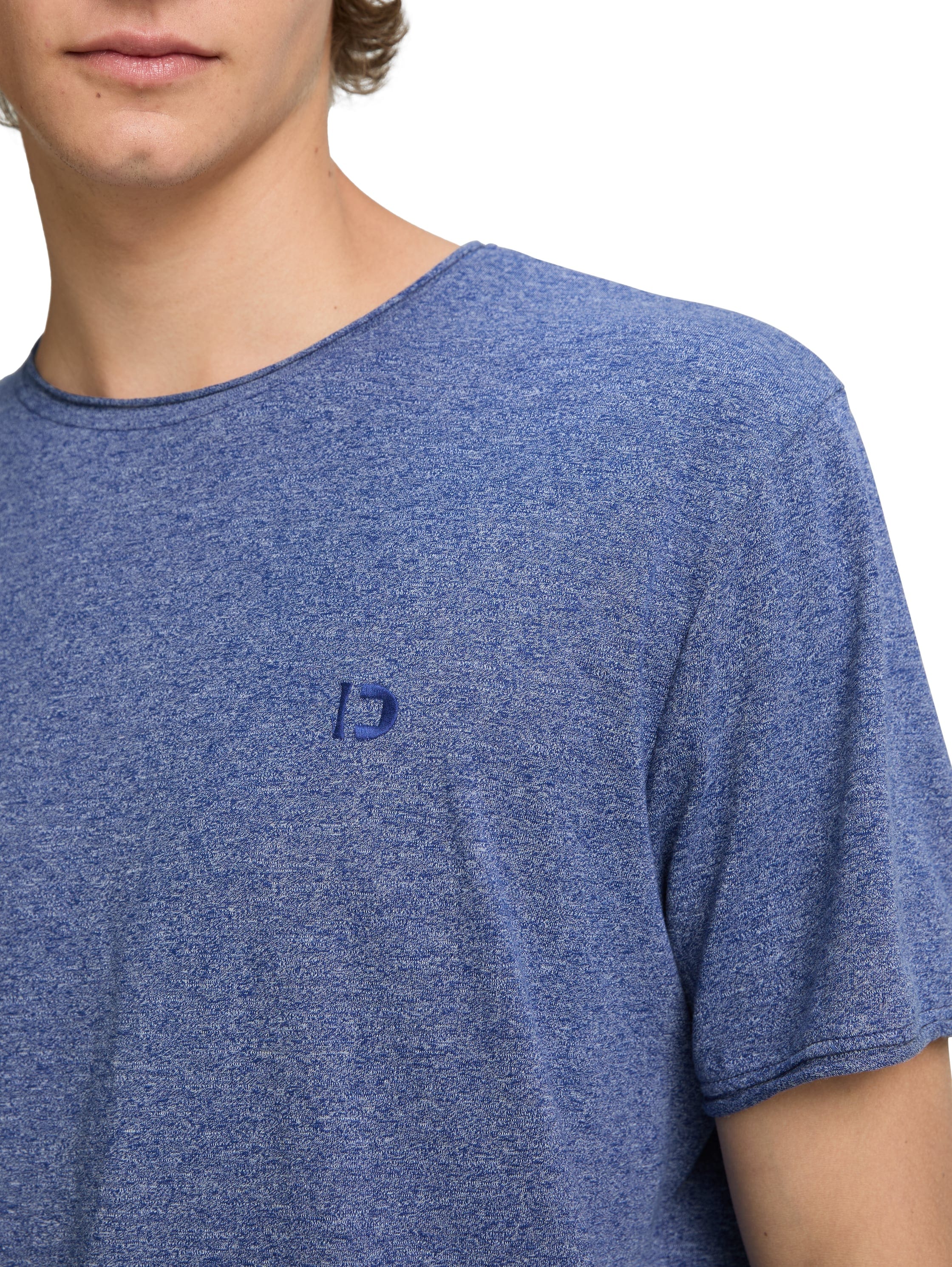 TOM TAILOR Denim T-Shirt, in Melange-Optik