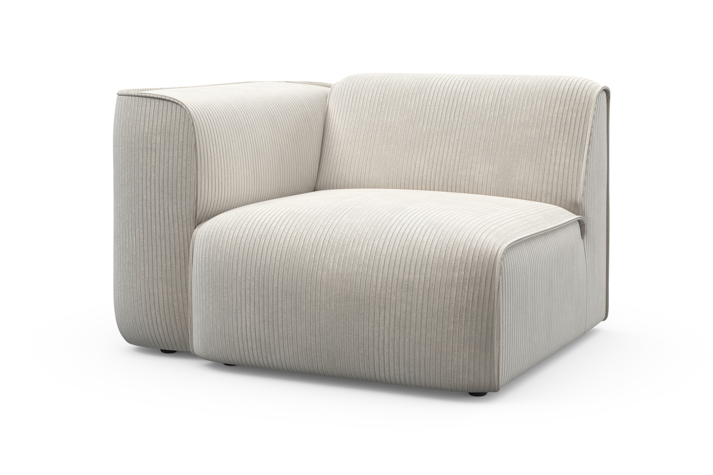 RAUM.ID Sessel »Merid Sofa-Eckelement, Maße B/T/H: 109/97/46 cm«, als Modul oder separat verwendbar, für individuelle Zusammenstellung