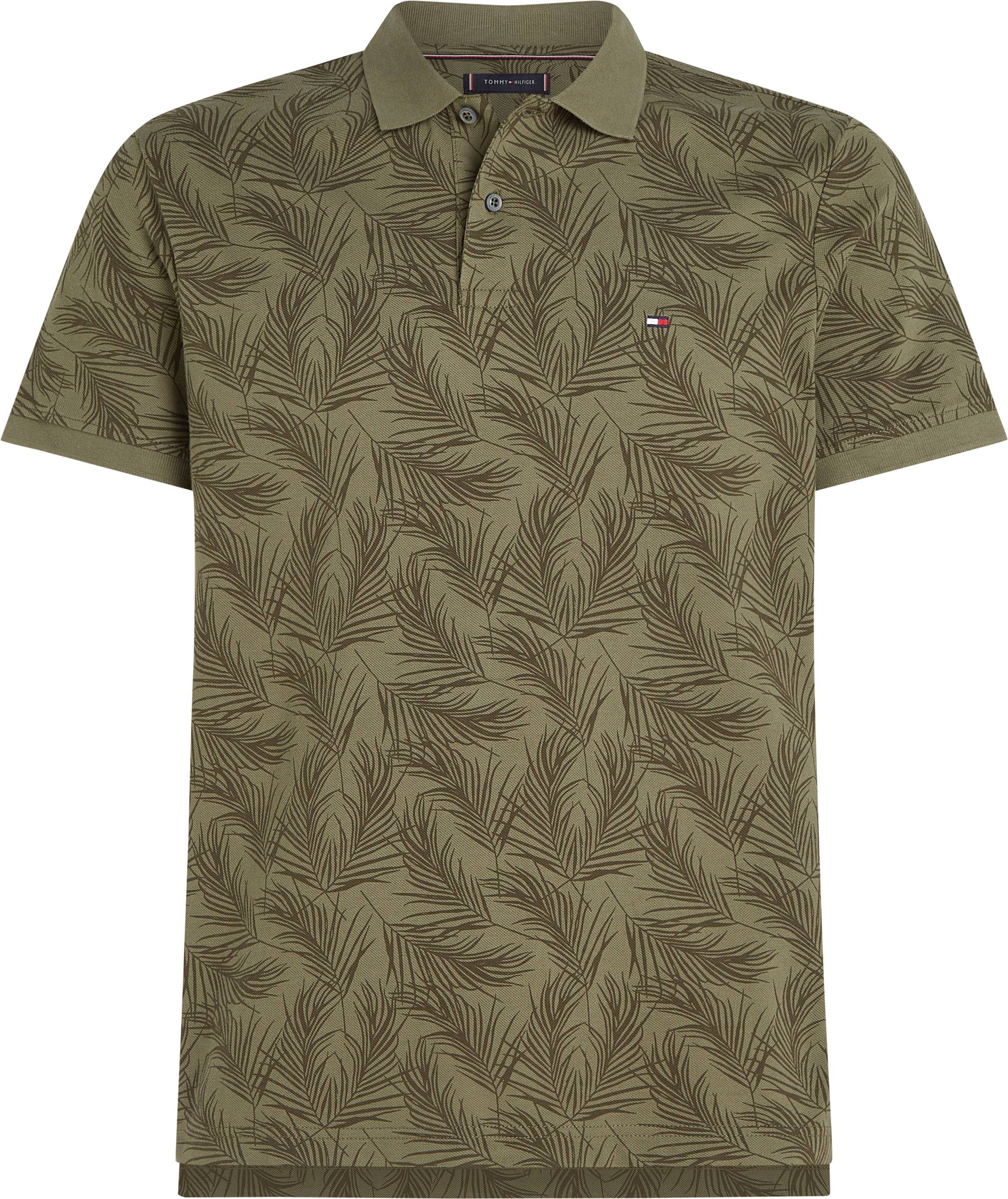 Tommy Hilfiger Big & Tall Poloshirt »BT-LEAF AOP REG POLO-B«, Große Größen