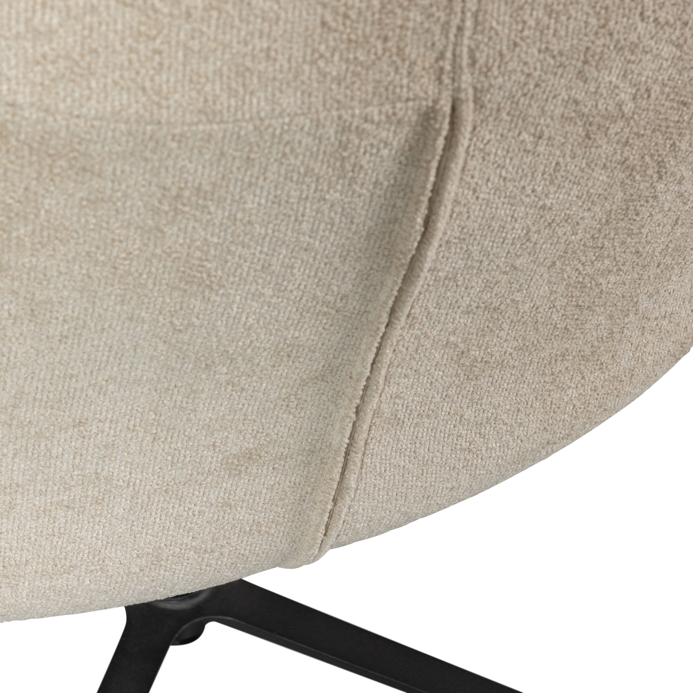 WOOOD Drehsessel »Job«, Bouclé-Polsterung, Relaxsessel, H 101 cm x B 70 cm