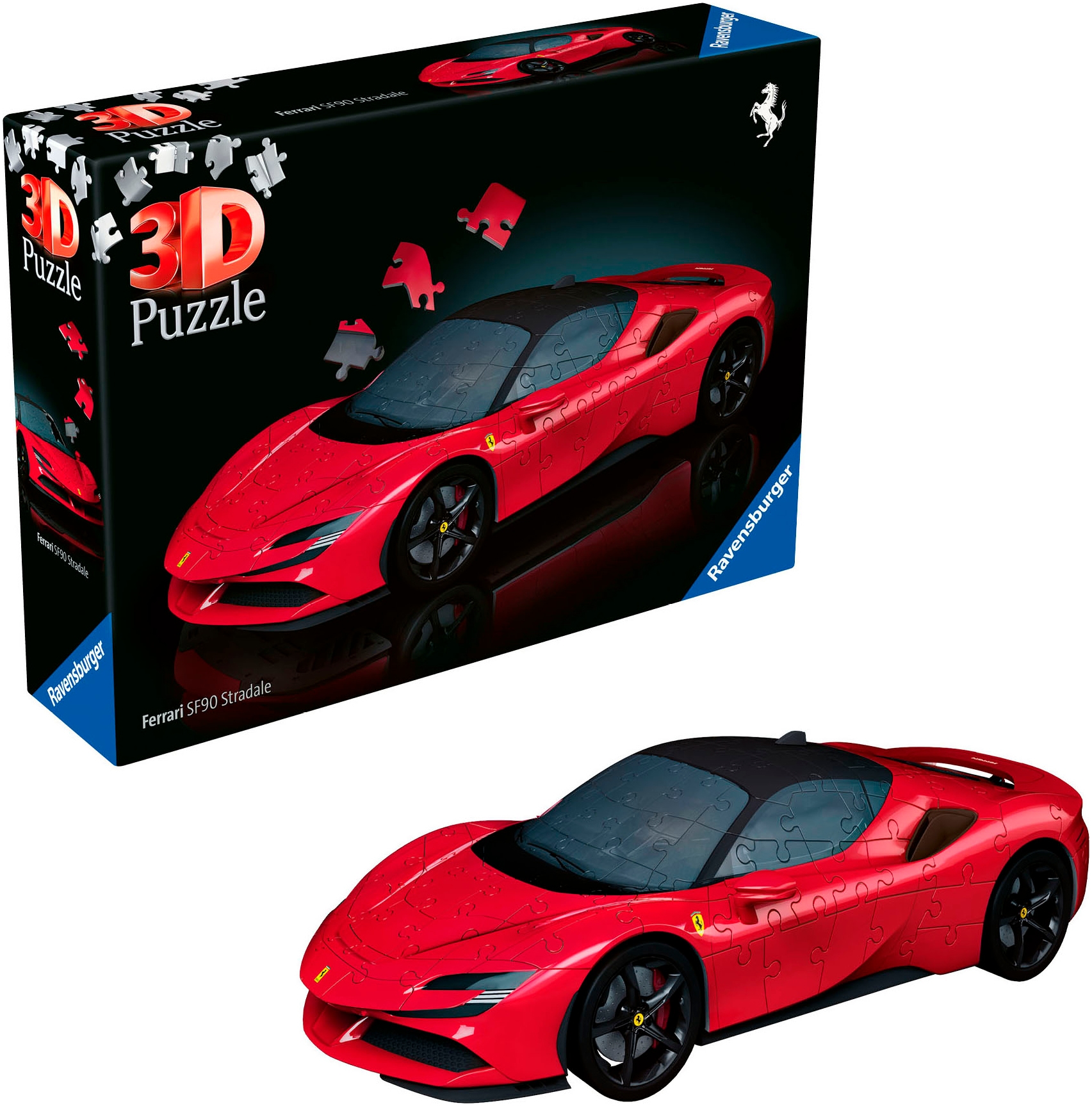 3D-Puzzle »Ferrari SF 90 Stradale«, (108 tlg.), Made in Europe; FSC®- schützt Wald -...