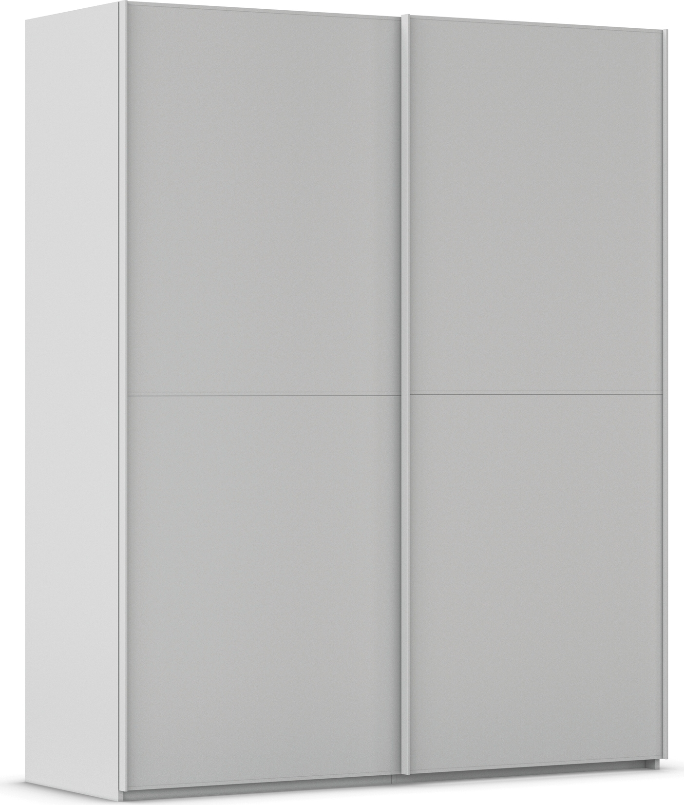 rauch Schwebetürenschrank »Kleiderschrank Schrank Garderobe Schlafzimmerschrank SCALE-DUO« edle zweigeteilte Türen und 3 Zierleisten MADE IN GERMANY