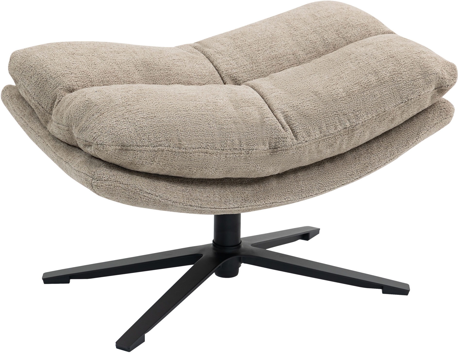 Duo Collection Relaxsessel »Porto« 360° drehbar, doppelte Polsterung, mit Hocker, bis 115 kg belastbar