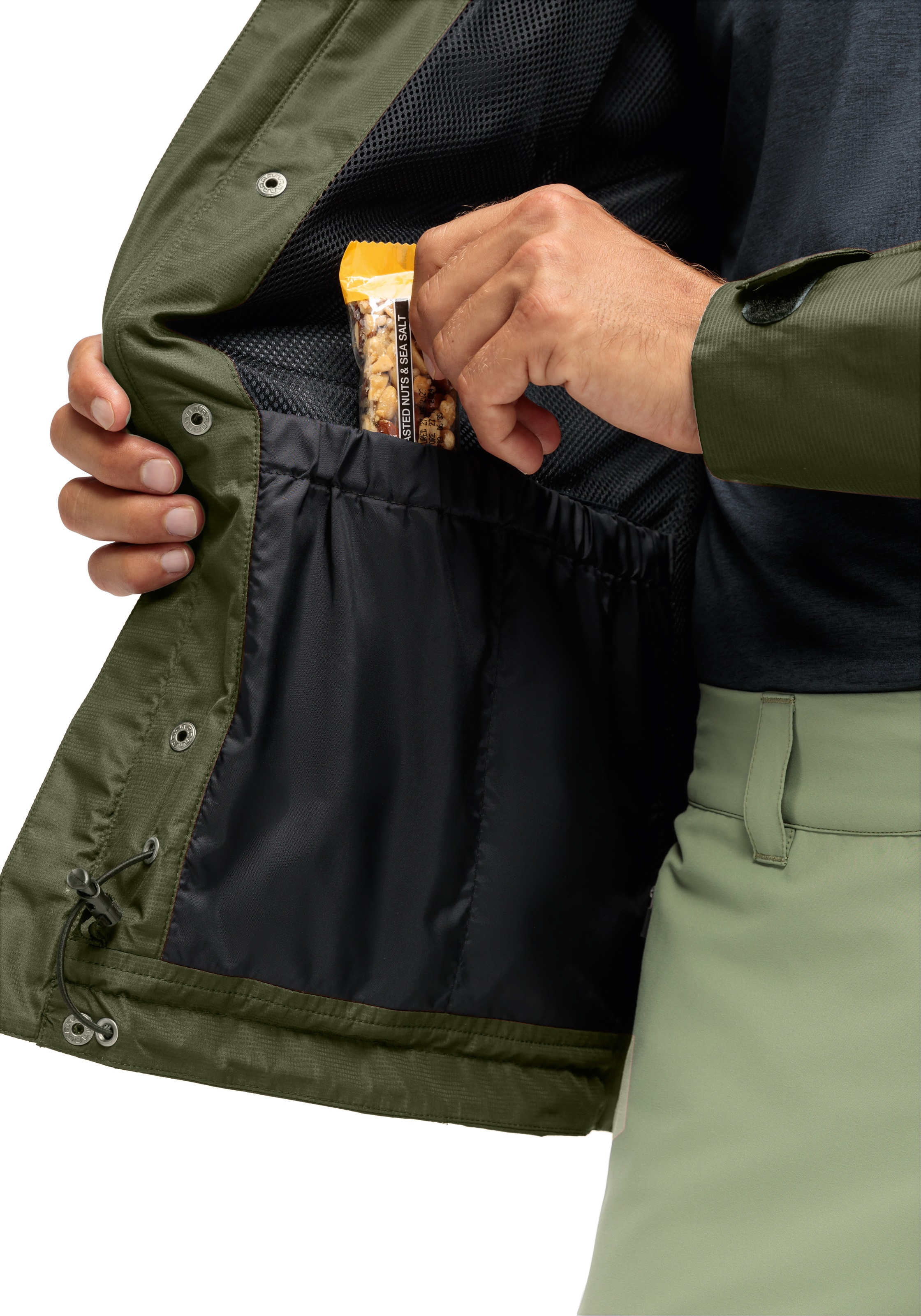 Maier Sports Outdoorjacke »Abbenstein M«, Herren Jacke wasserdicht, Funktionsjacke 2 Taschen außen + Innentasche