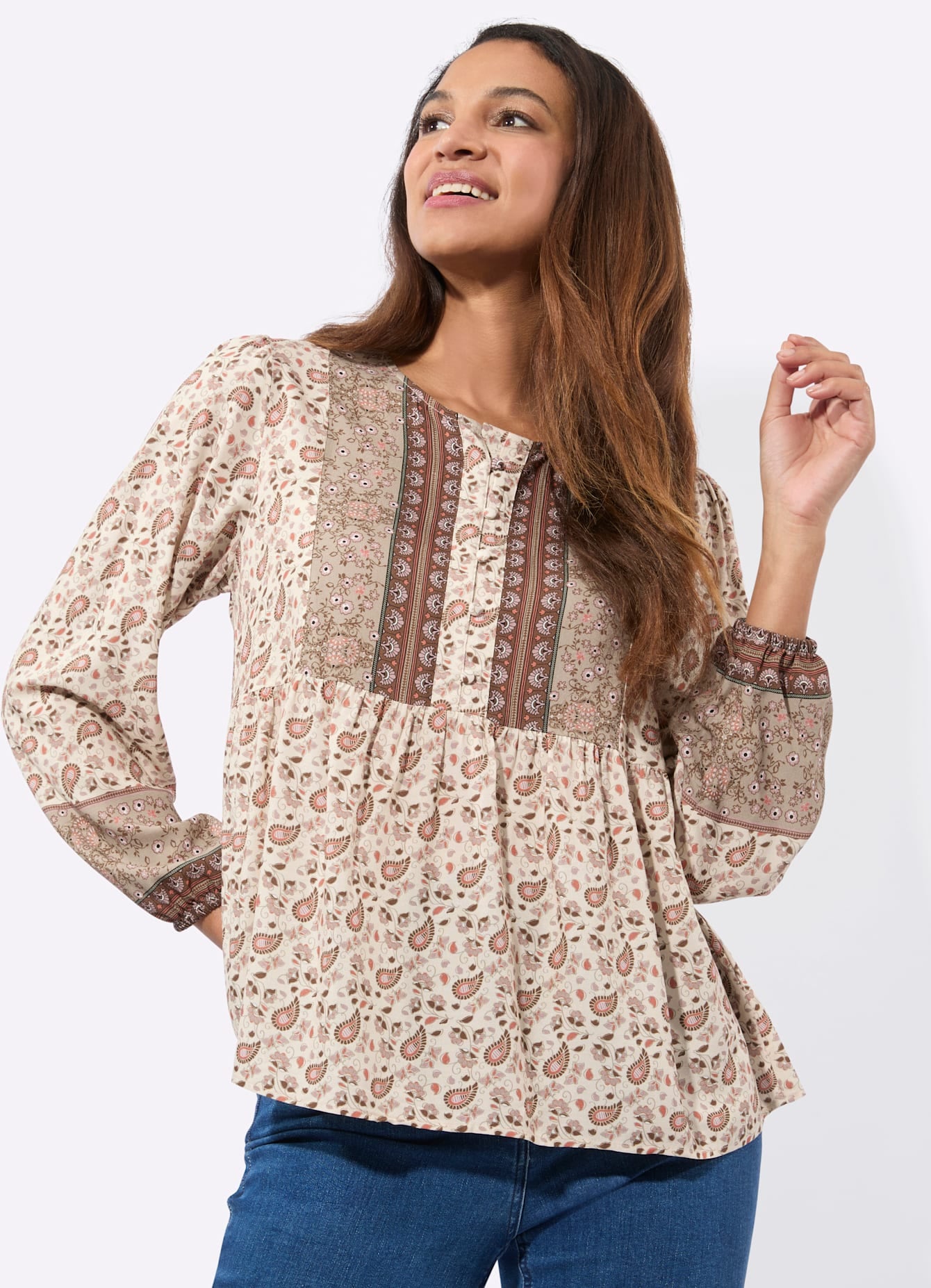 Inspirationen Longbluse