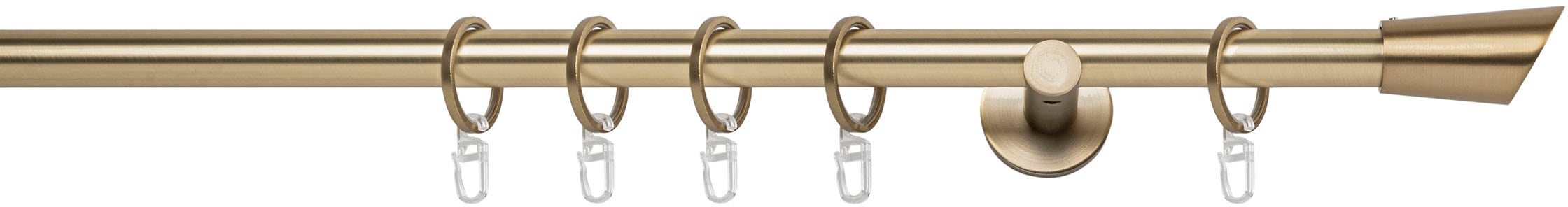 mydeco Gardinenstange »20mm Rag Wandträger 6,5 cm« 1 läufig-läufig Fixmaß