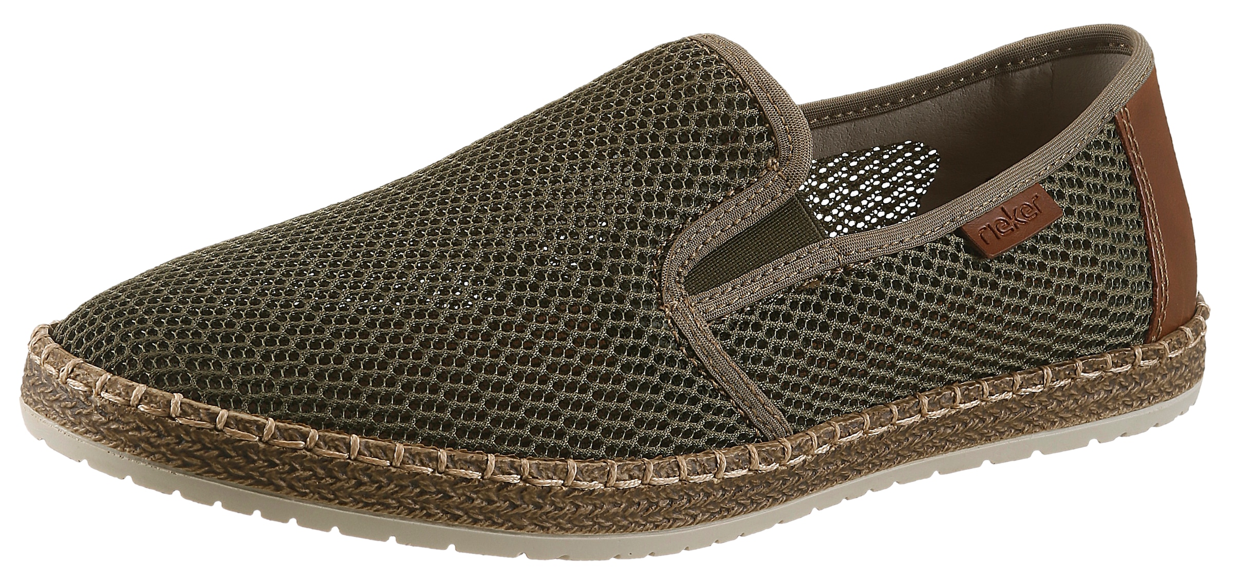 Rieker Espadrille  mit luftdurchlässiger Perforation
