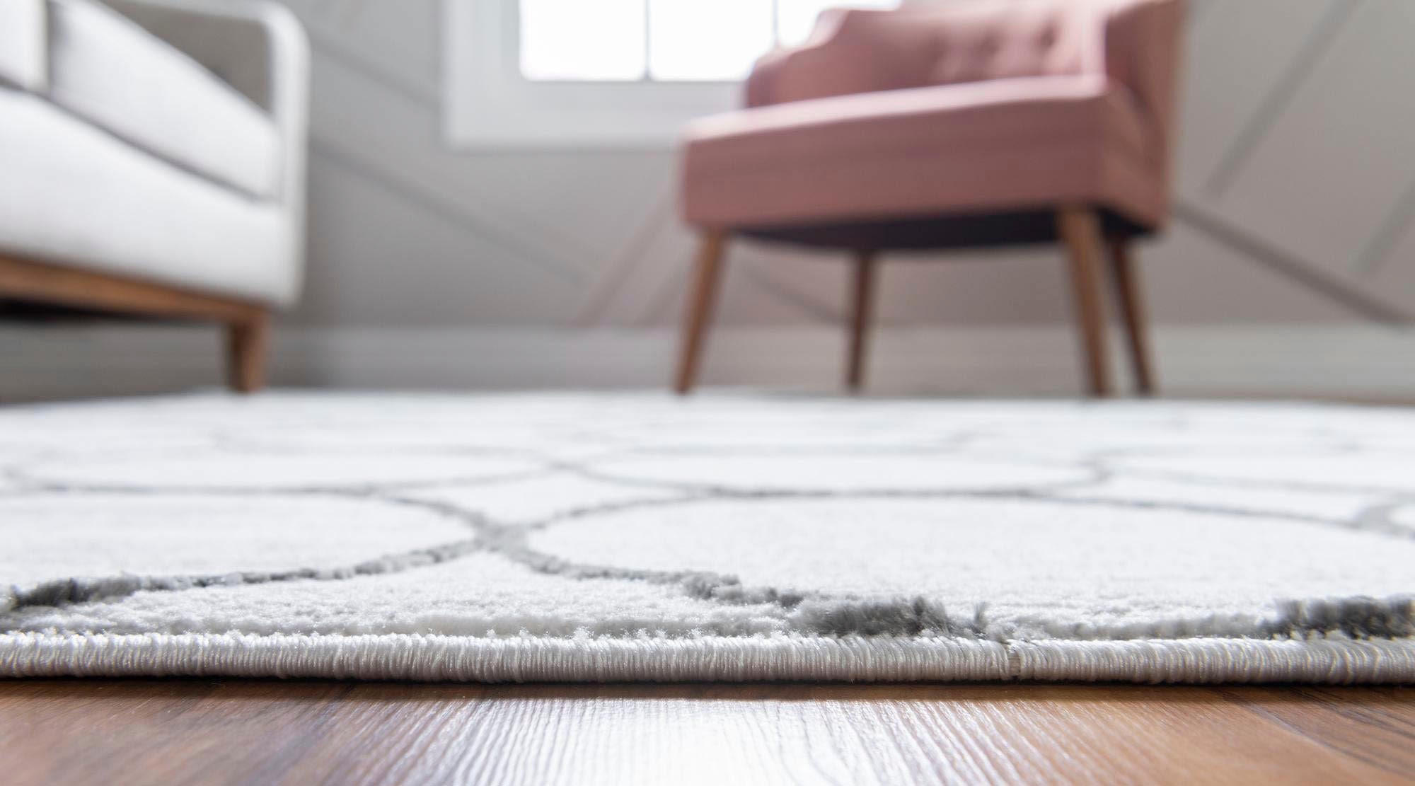 Myflair Möbel & Accessoires Teppich »Titan Trellis Lagerräumung«, rechteckig, 13 mm Höhe, Kurzflor, gewebt, modernes Design, Motiv Kreise