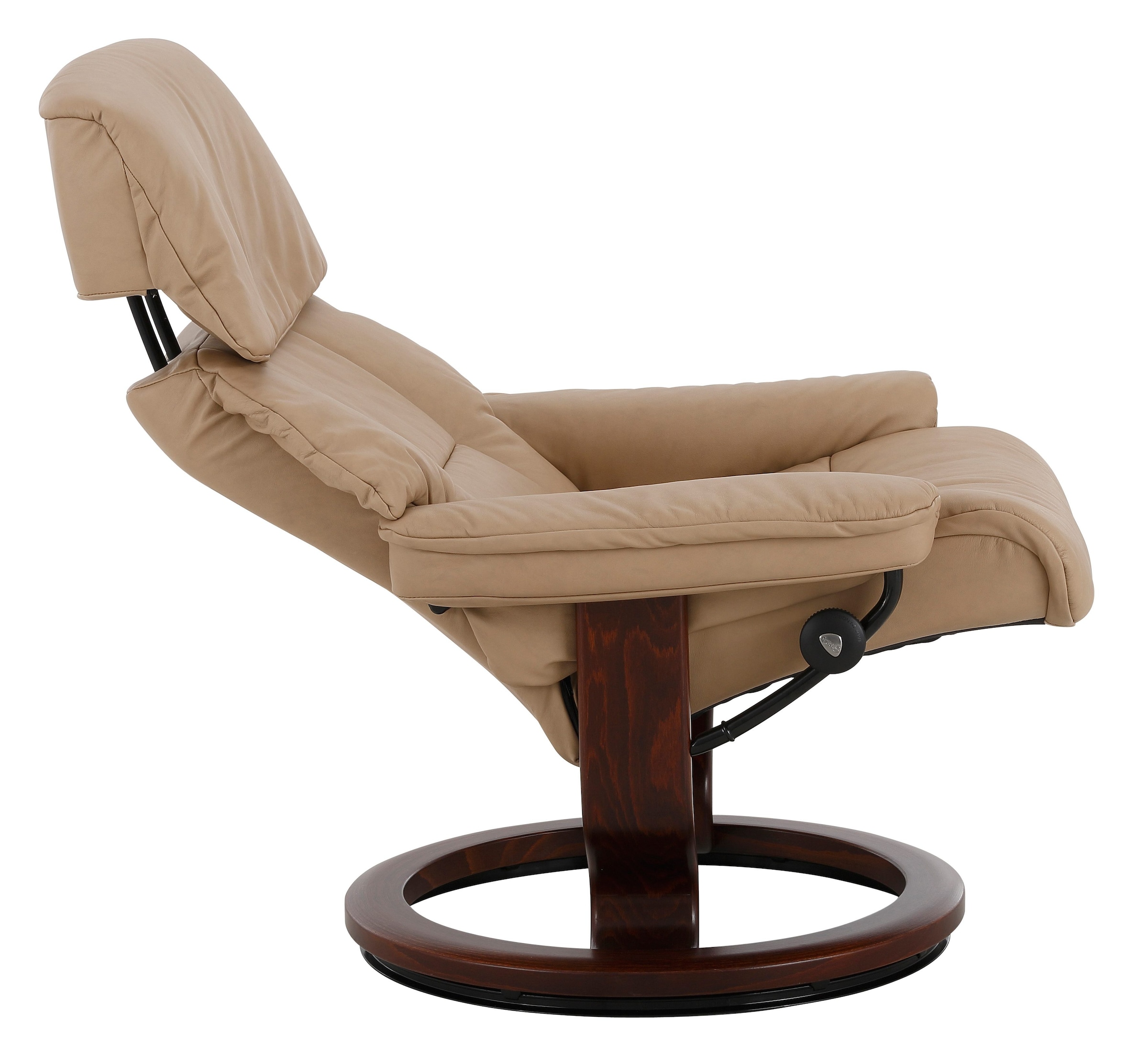 Stressless® Relaxsessel Base, Braun M, Gestell Classic mit Schwarz Eiche, & Größe (Set), bequem »Ruby«, kaufen Wenge