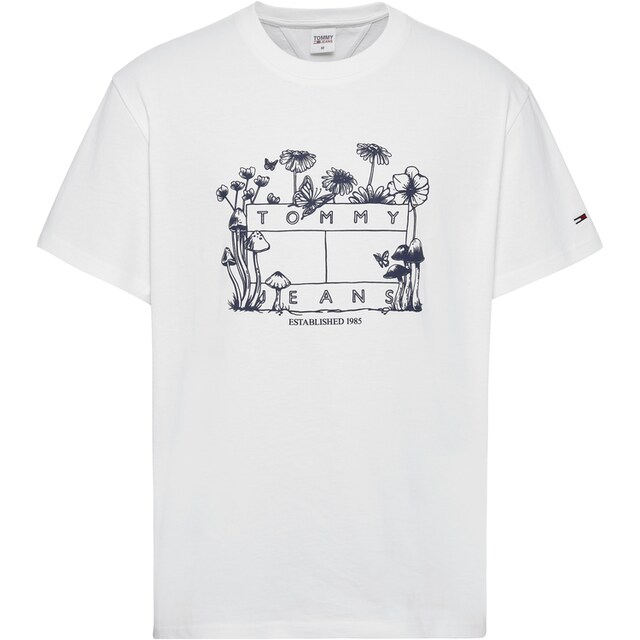 Tommy Jeans T-Shirt »TJM HOMEGROWN WILD FLOWER TEE«, mit botanischem  Logodruck bei ♕