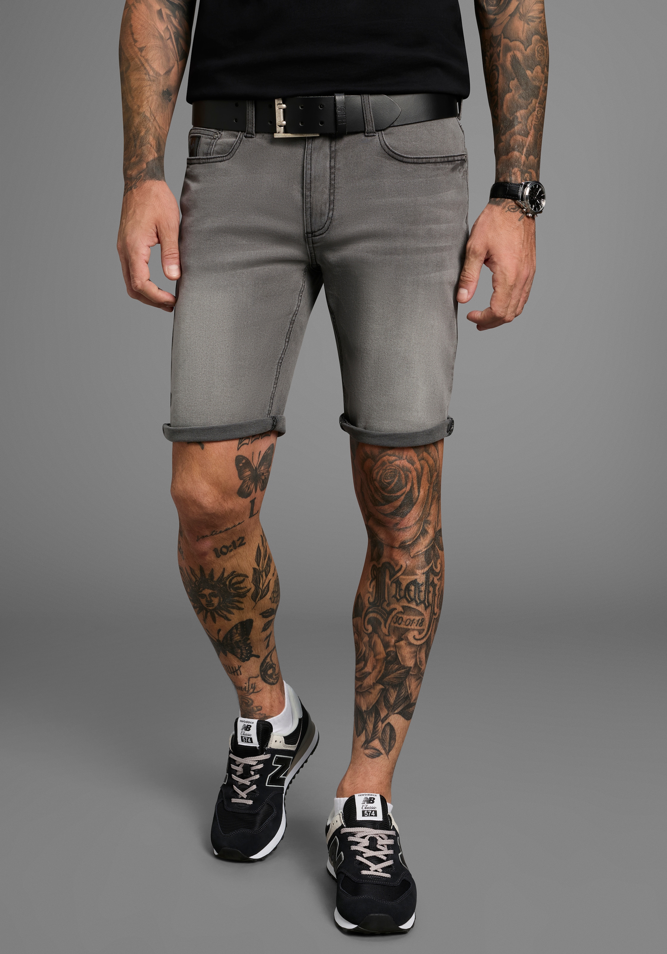 Bruno Banani Jeansshorts »Hutch-Shorts«, niedrige Leibhöhe