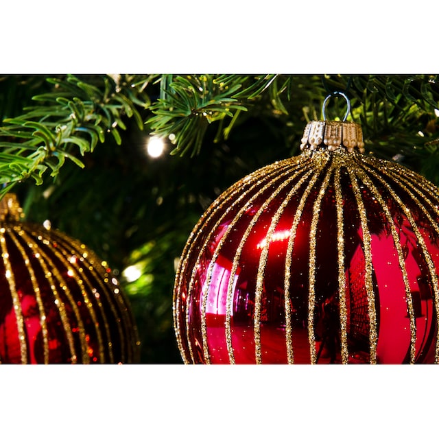 Guido Maria Kretschmer Home&Living Weihnachtsbaumkugel »Rikka,  Weihnachtsdeko, Christbaumschmuck«, (Set, 6 St.), Christbaumkugeln aus Glas,  mundgeblasen und handbemalt online kaufen