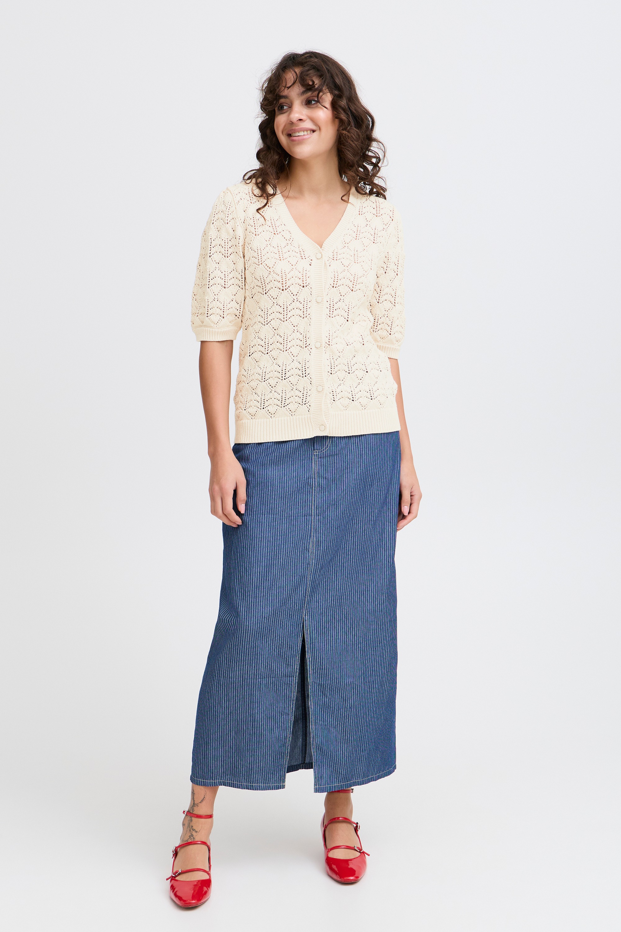 fransa Strickjacke »Strickjacke FRKATELEEN«