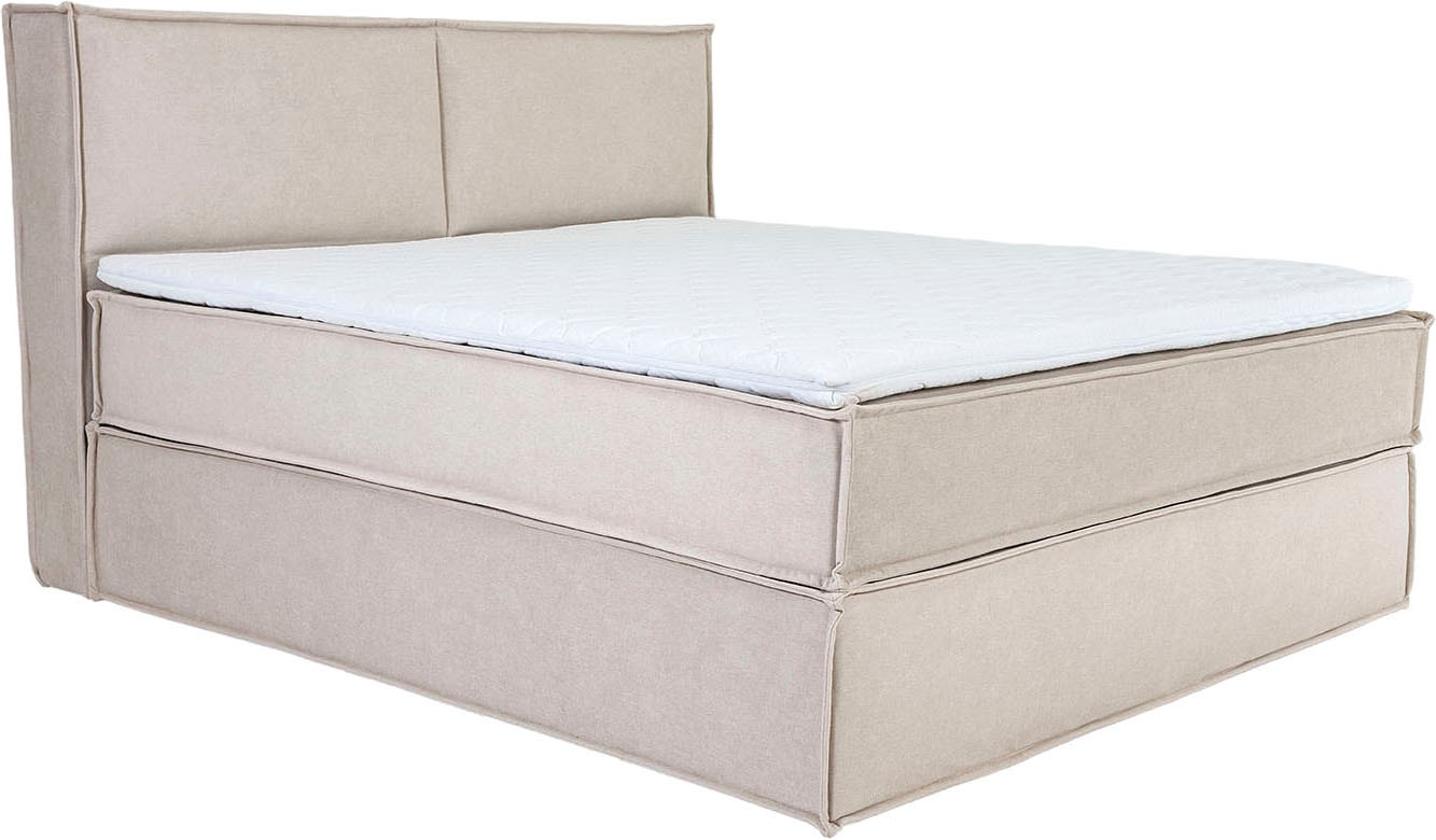 Home affaire Boxspringbett »Sophielle, erhältlich in den Breite 160, 180 & 200cm« inkl. Topper und Taschen-Federkernmatratze