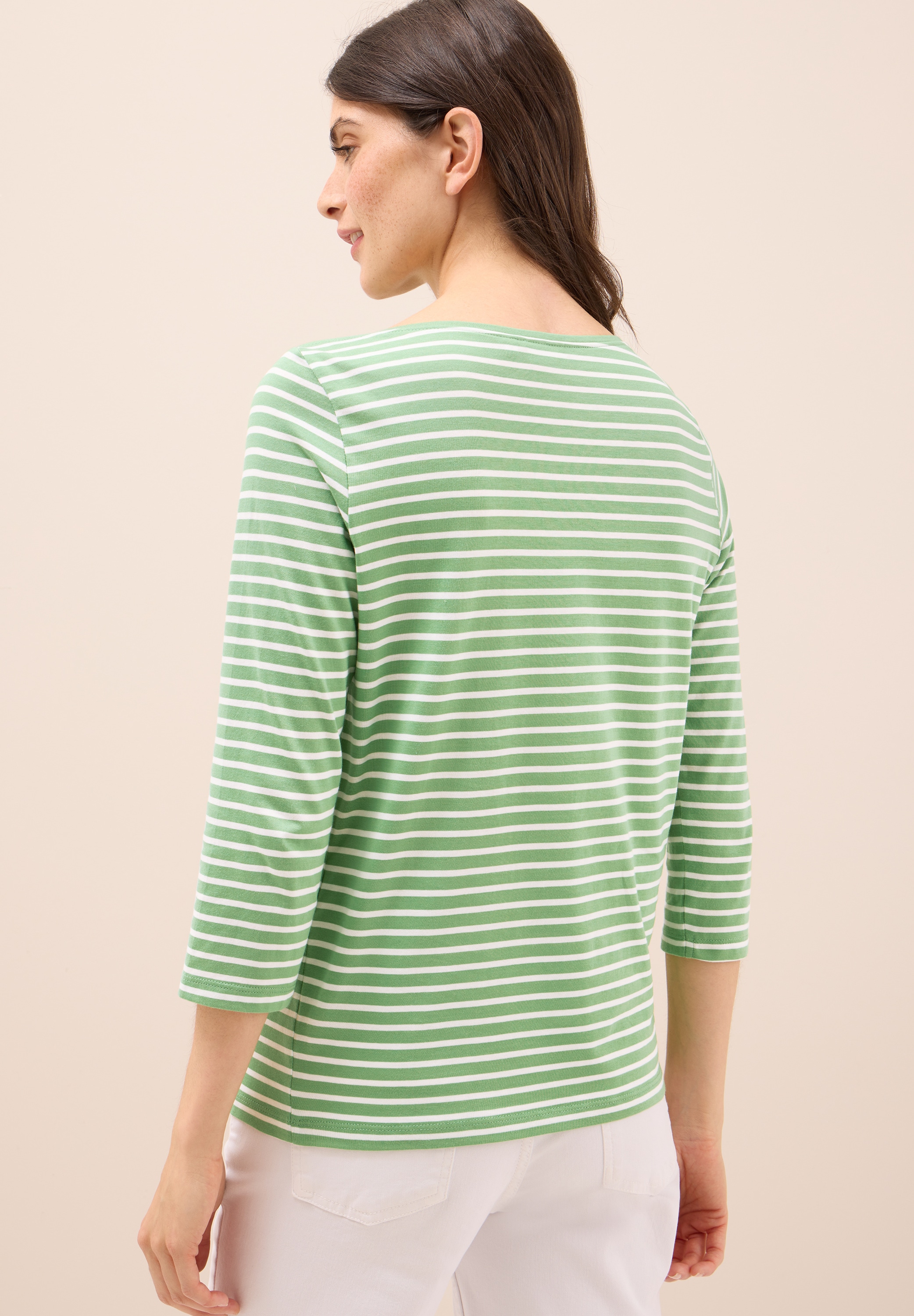 Cecil 3/4-Arm-Shirt, mit Streifen Muster