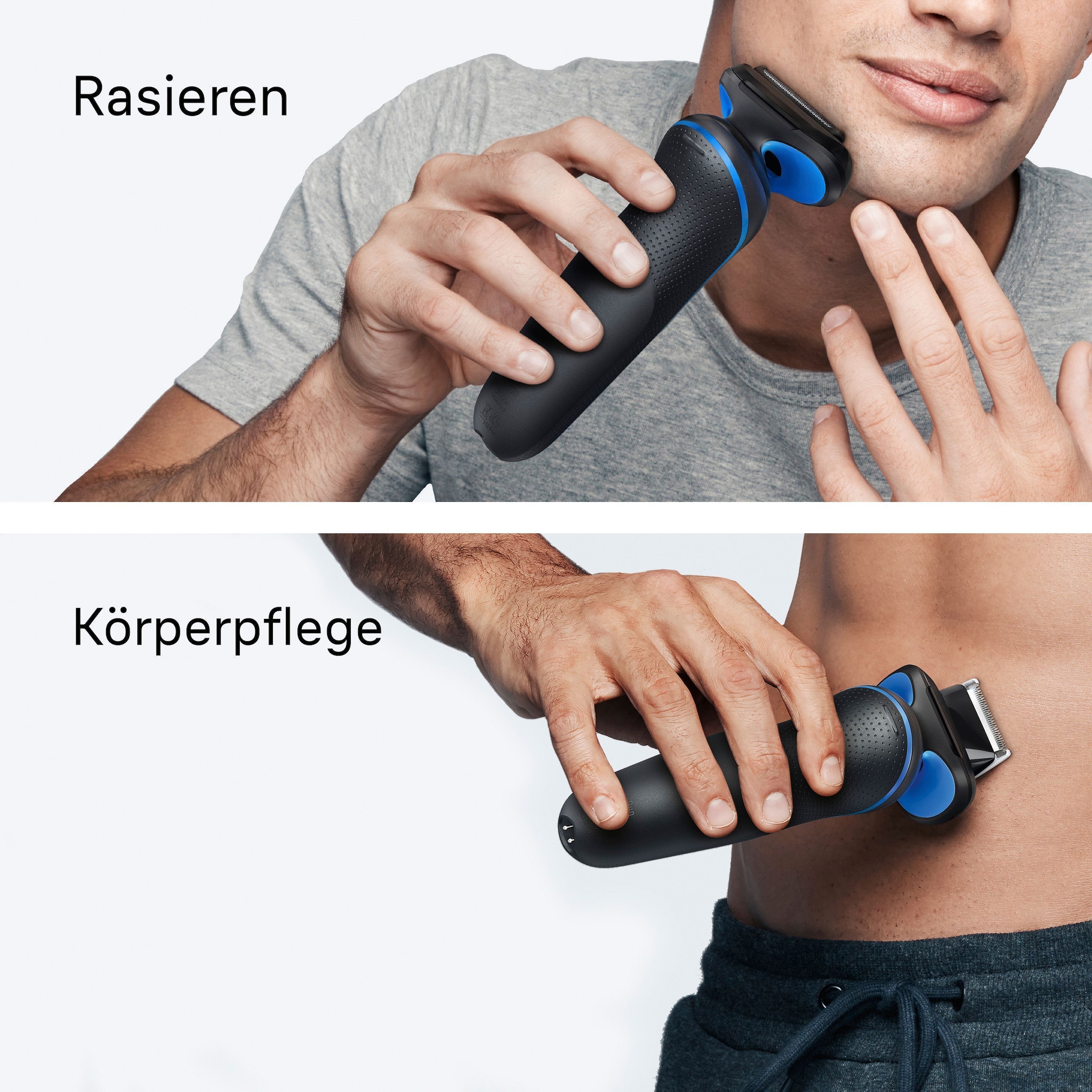 Braun Elektrorasierer »Series 5 52-B1600s«, 1 St. Aufsätze, 100% wasserdicht, Körperpflege-Aufsatz, Bis zu 50 Min, Made in Germany