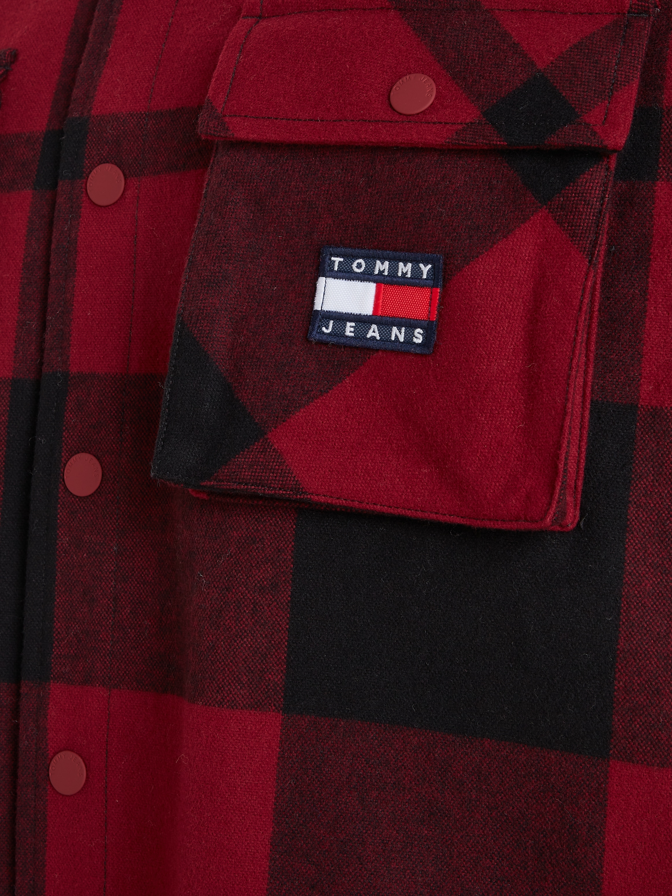 Tommy Jeans Plus Outdoorhemd »TJM PLUS CHECK SHERPA OVRSHRT«