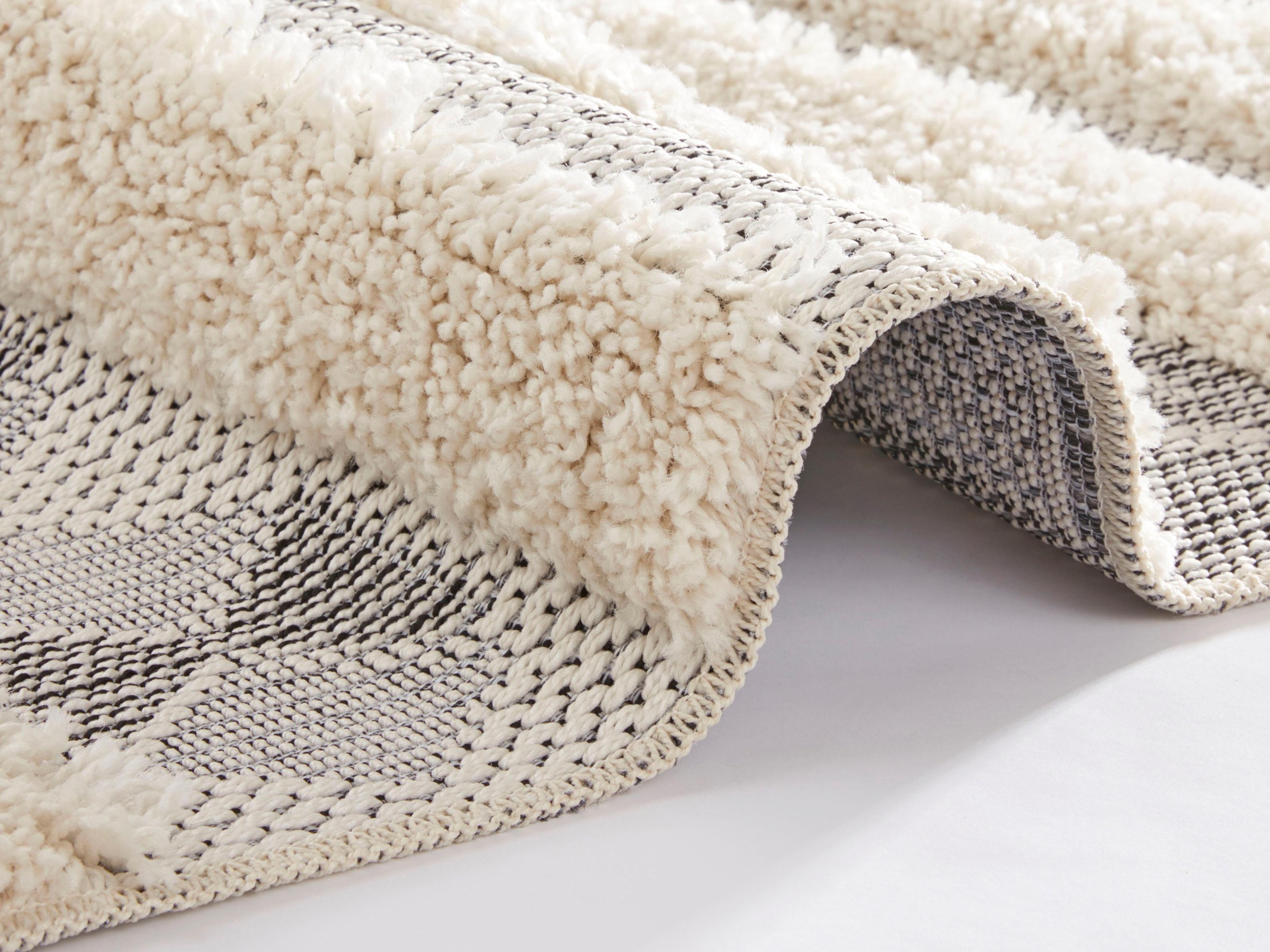 freundin Home Collection Teppich »Taza«, rechteckig, 35 mm Höhe, Sisal-Optik, Hoch-Tief-Struktur, Terasse, Robust, Pflegeleicht