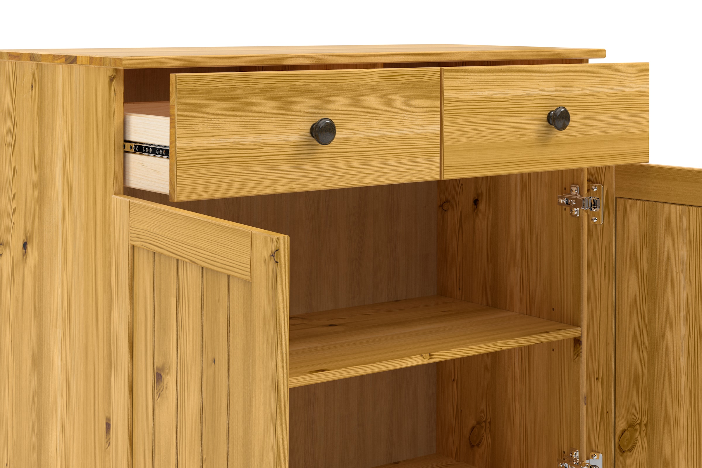Home affaire Anrichte »Alby2«, Mit 2 Türen, 2 Schubkästen und Metallgriffe, Breite 85 cm