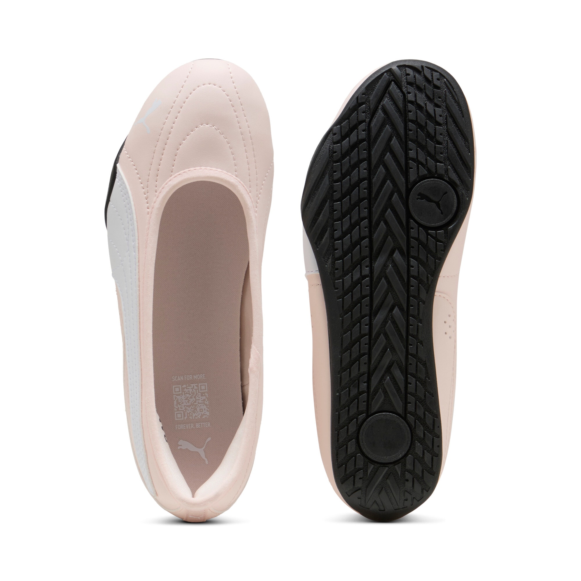 PUMA Sneaker »CATCH SOLEIL BALLERINA«  mit Schnürung, leicht profilierte Gummi-Laufsohle, aus Synthetik