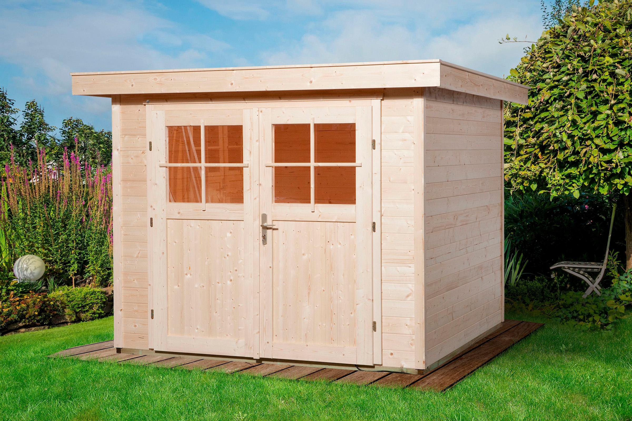 weka Gartenhaus »227 Gr.2, natur, 21 mm«