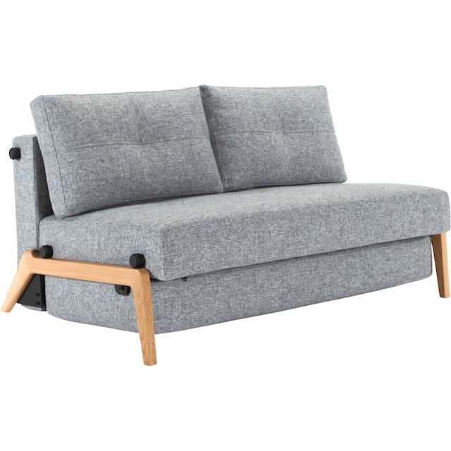 INNOVATION LIVING ™ Schlafsofa »Cubed«, Kompaktes Klappsofa mit Füßen aus  Eiche auf Rechnung bestellen