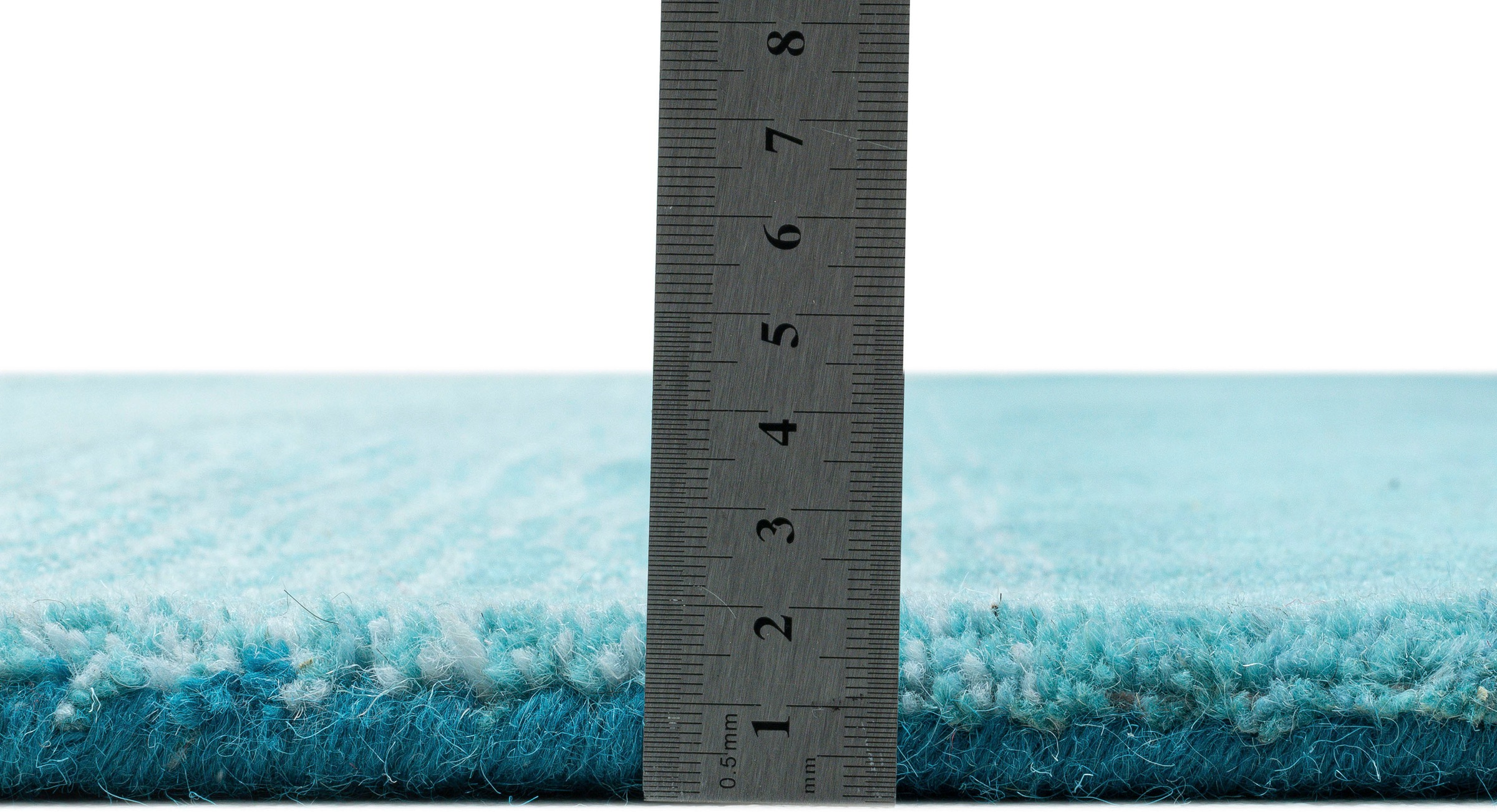 THEKO Wollteppich »Wool Comfort« rechteckig 15 mm Höhe Handweb Teppich, reine Wolle, handgewebt, brilliante Farben, Scandi