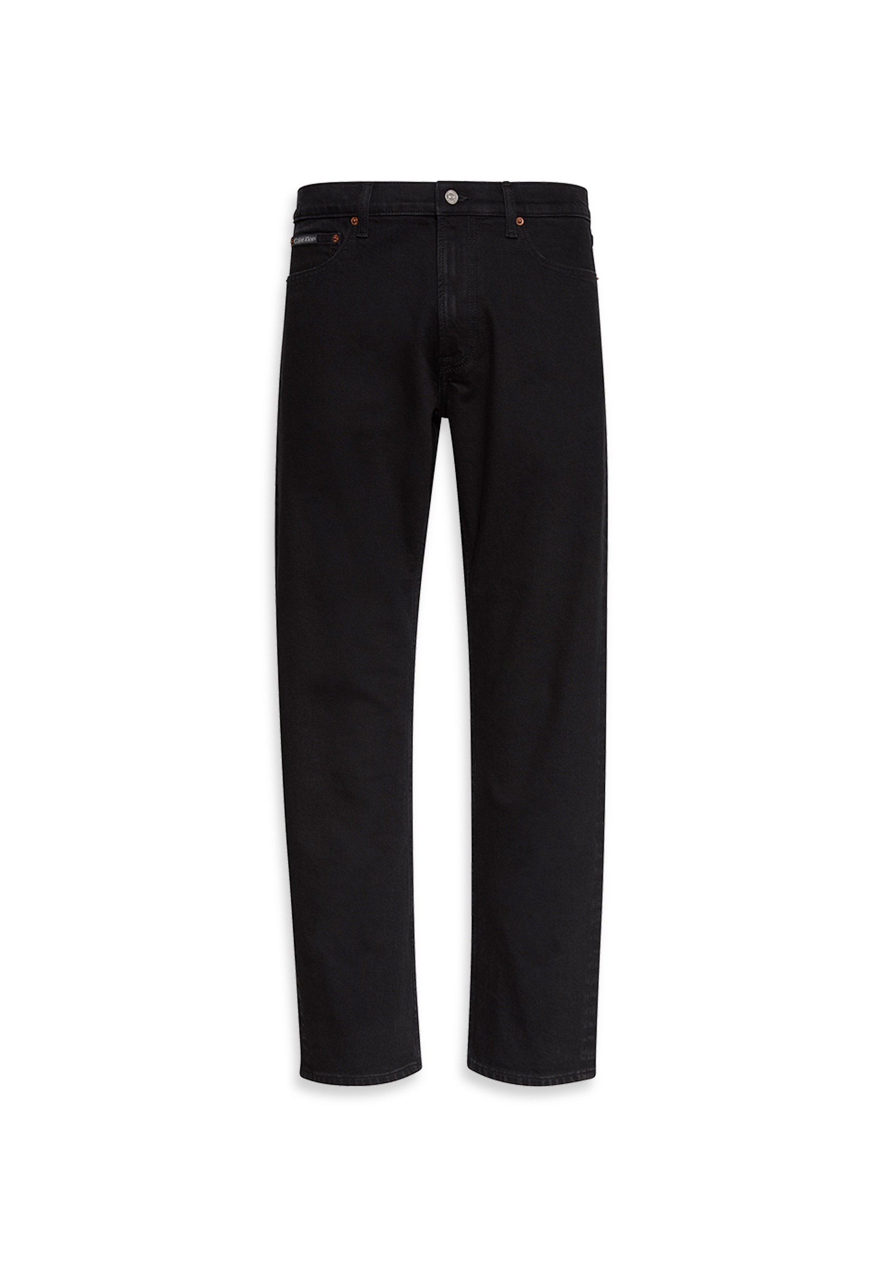 Calvin Klein Slim-fit-Jeans used washed, Slim Straight Fit, Logopatch am Bund