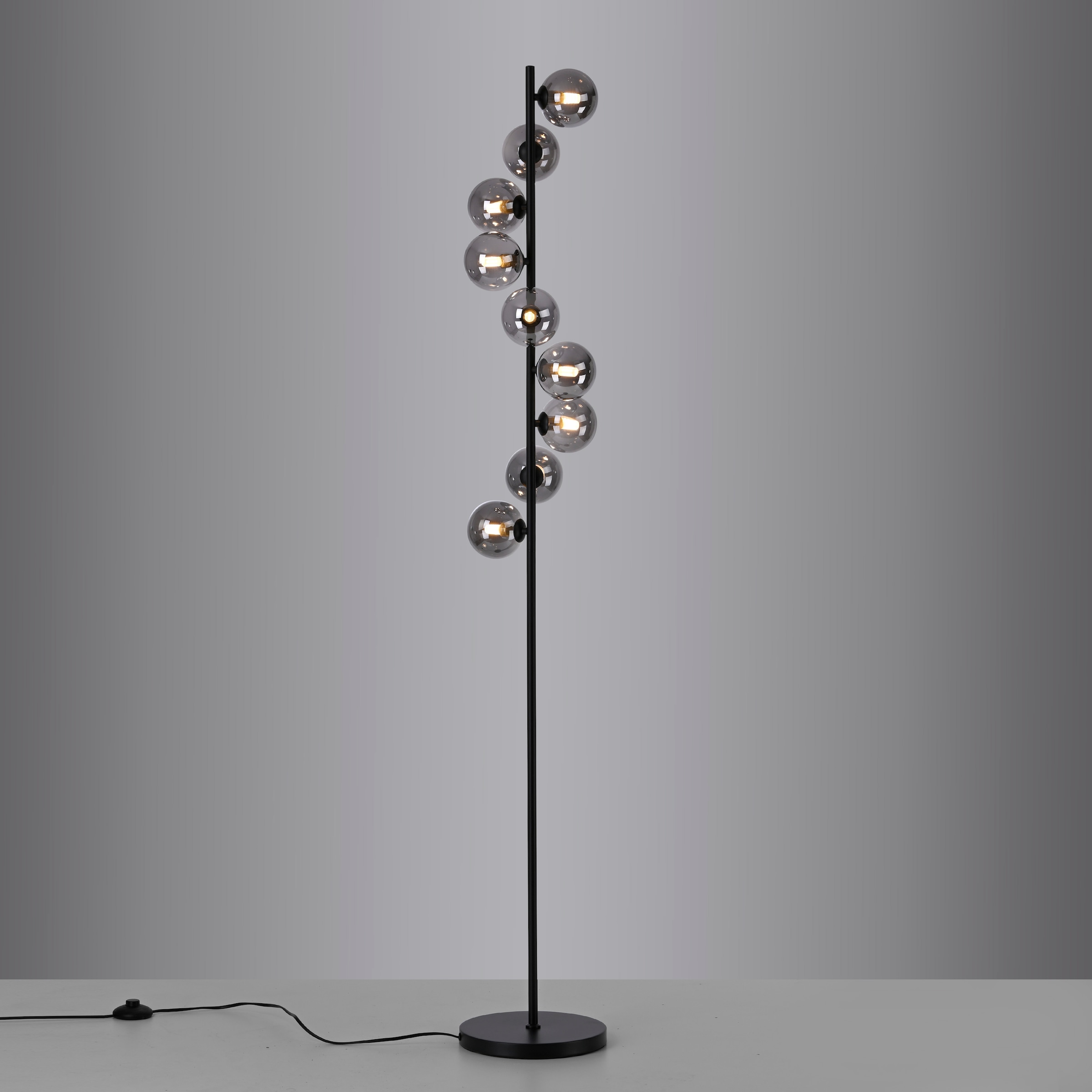 SCHÖNER WOHNEN-Kollektion LED Stehlampe »DUBAI« G9 1 Stk. Warmweiß SCHÖNER WOHNEN Kollektion, Fußschalter