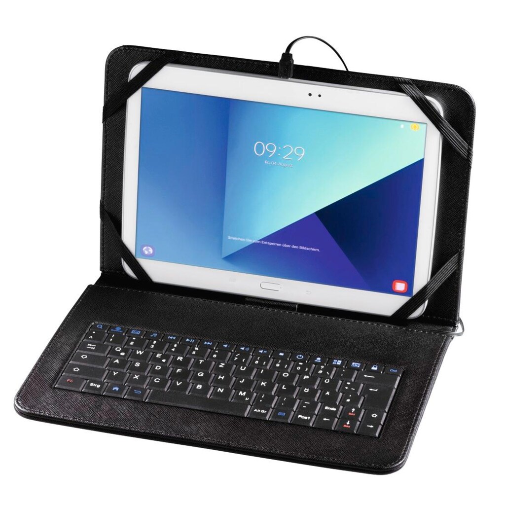 Hama Tablet-Hülle »Tablet-Tasche mit Tastatur "OTG" für Android Displaygröße bis 10,5", Schutzhülle«