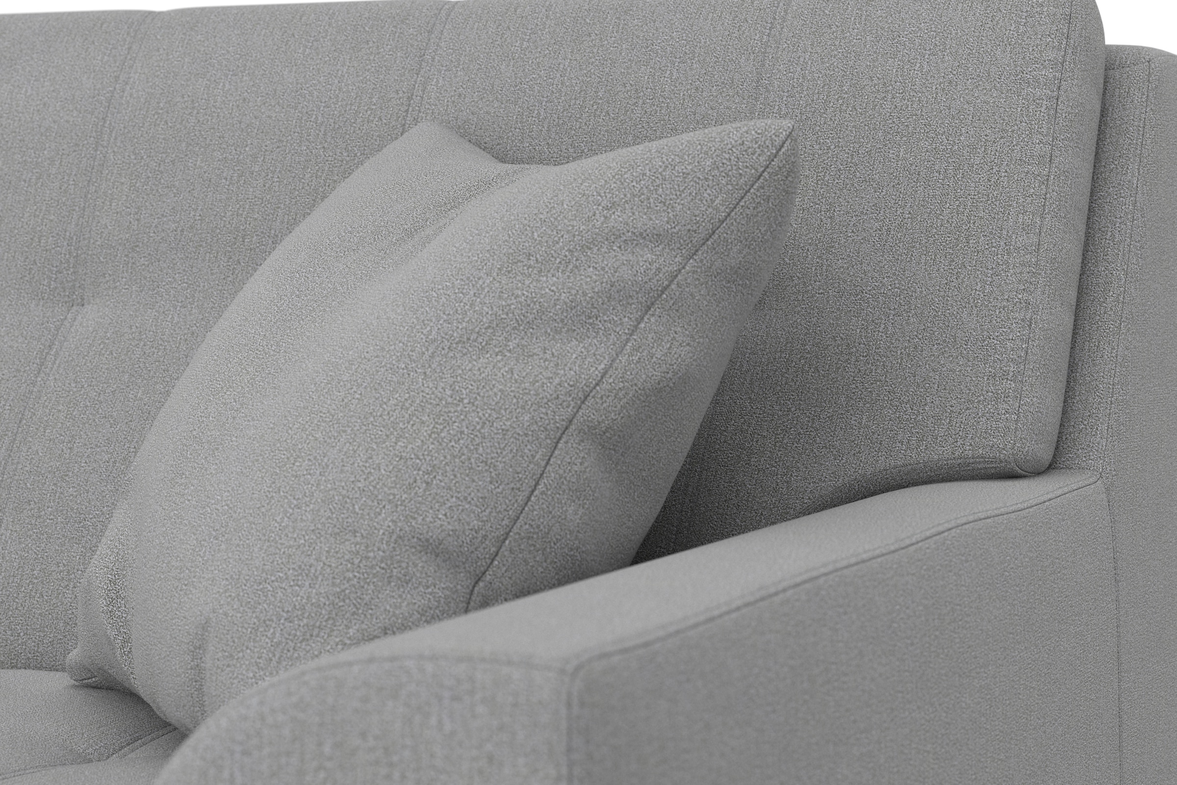 DOMO collection Ecksofa Treviso, wahlweise mit Bettfunktion, incl. Zierkissen