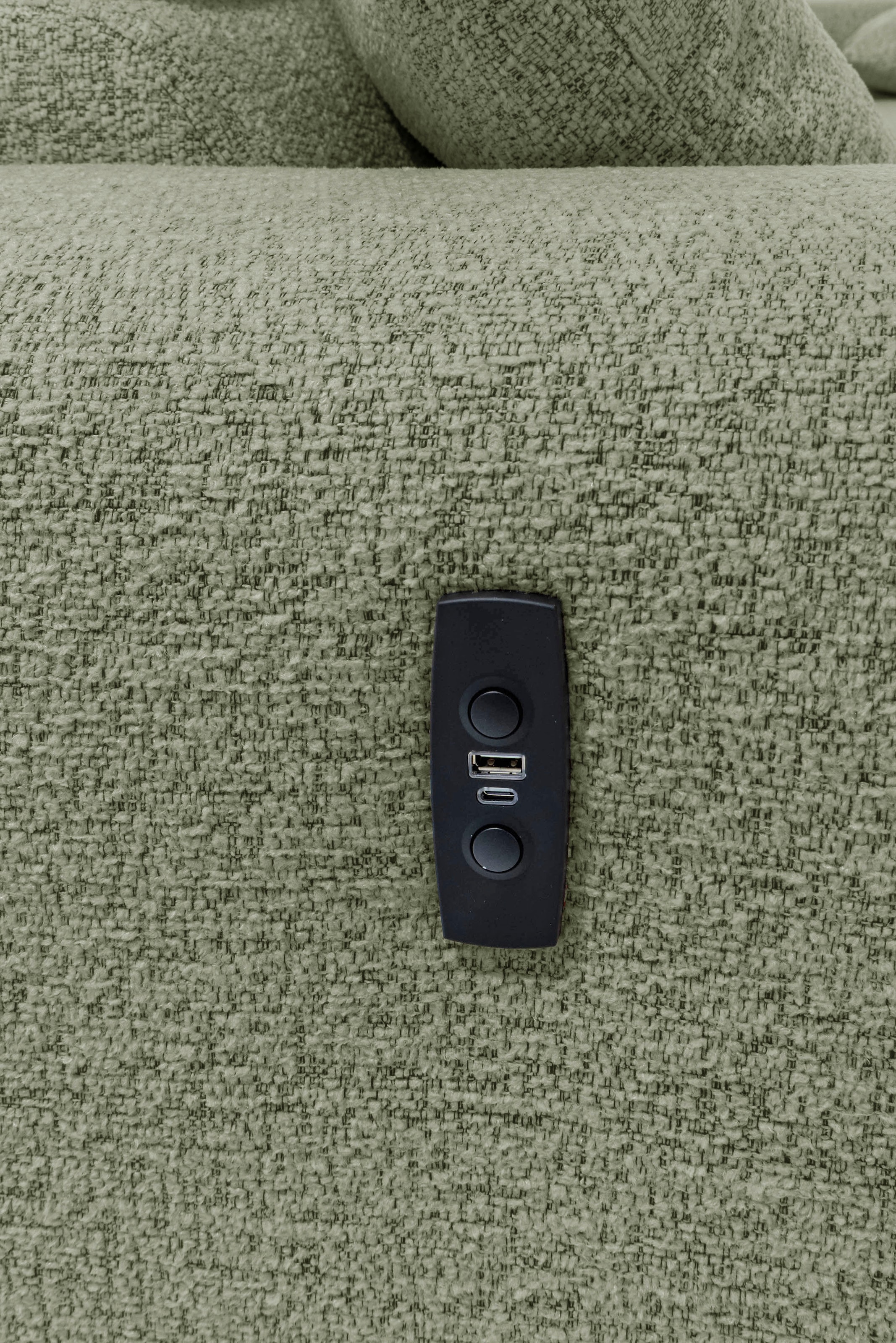 Jockenhöfer Gruppe Ecksofa »Slider L-Form, B: 277 cm Couch, 60cm elektrische Sitztiefenverstellung« 140kg Belastbarkeit, USB-Anschluss, Kopfteilverstellung & Zierkissen