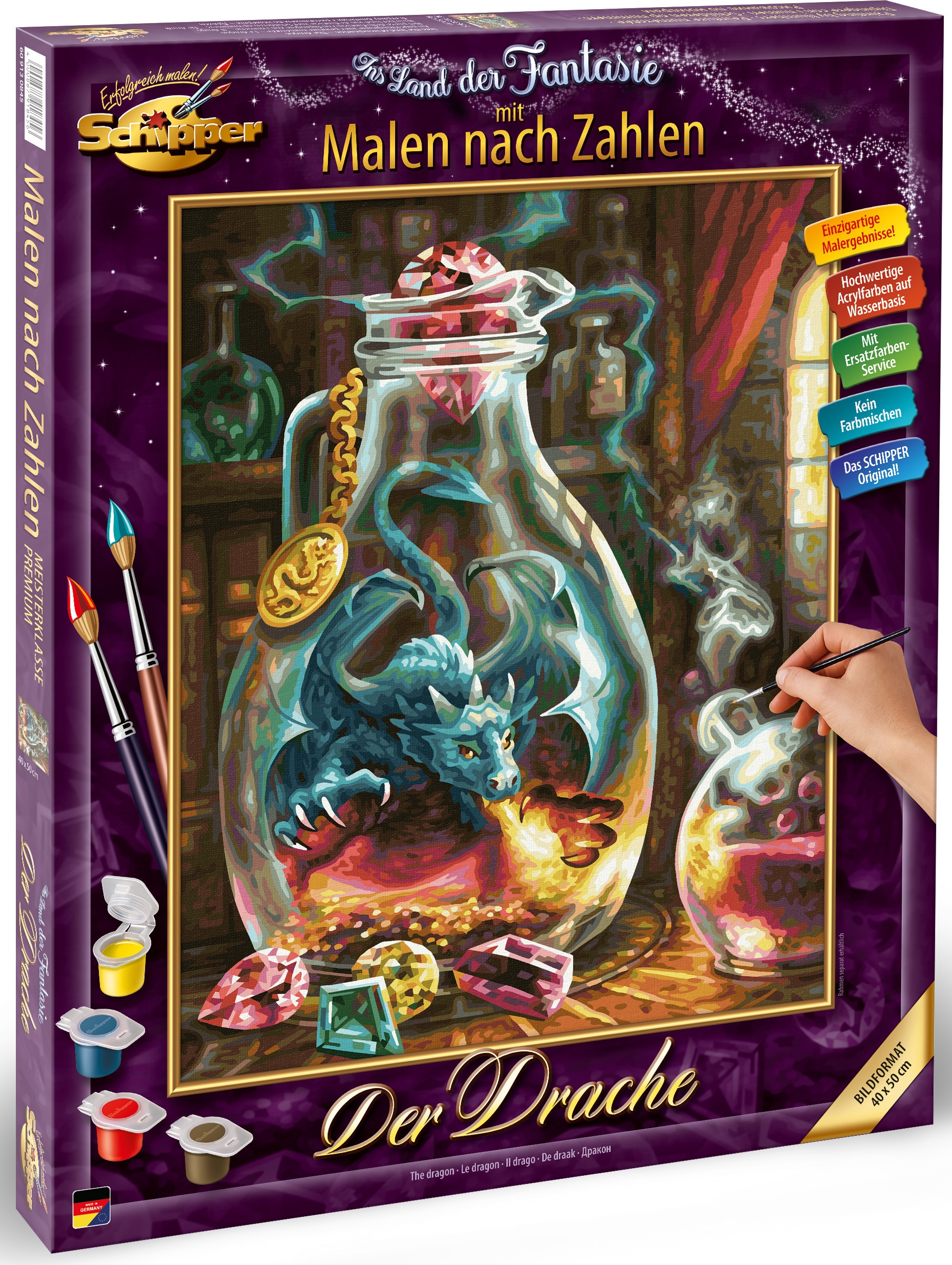 Schipper Malen nach Zahlen »Meisterklasse Premium - Der Drache« Made in Germany