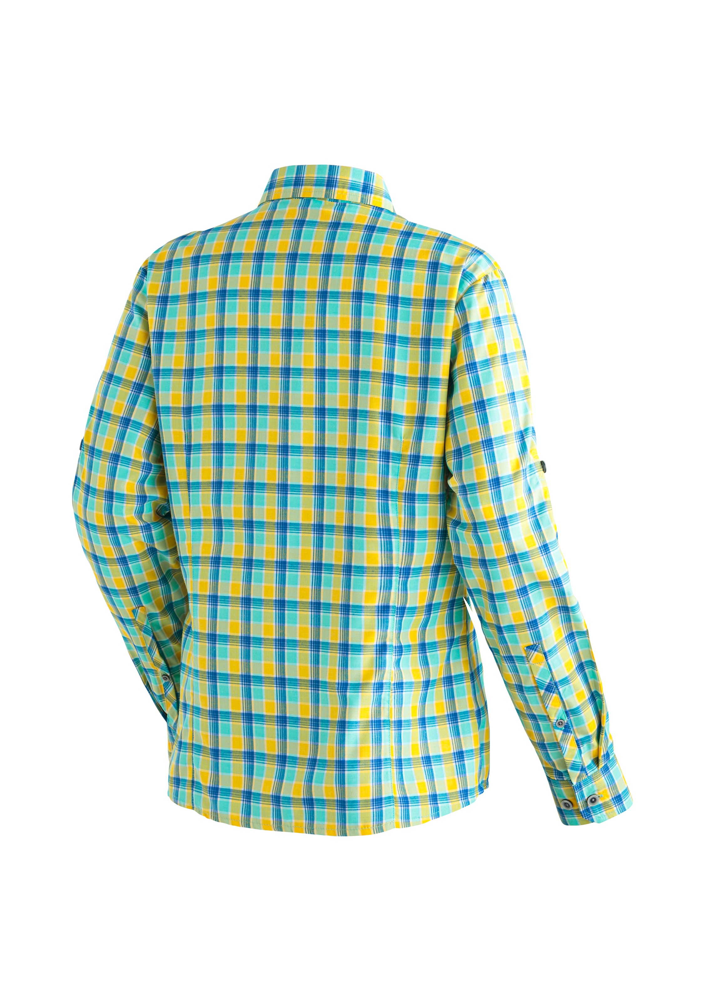 Maier Sports Funktionsbluse »Nanni«, Damen Bluse, langarm Karobluse für Outdoor und Freizeit