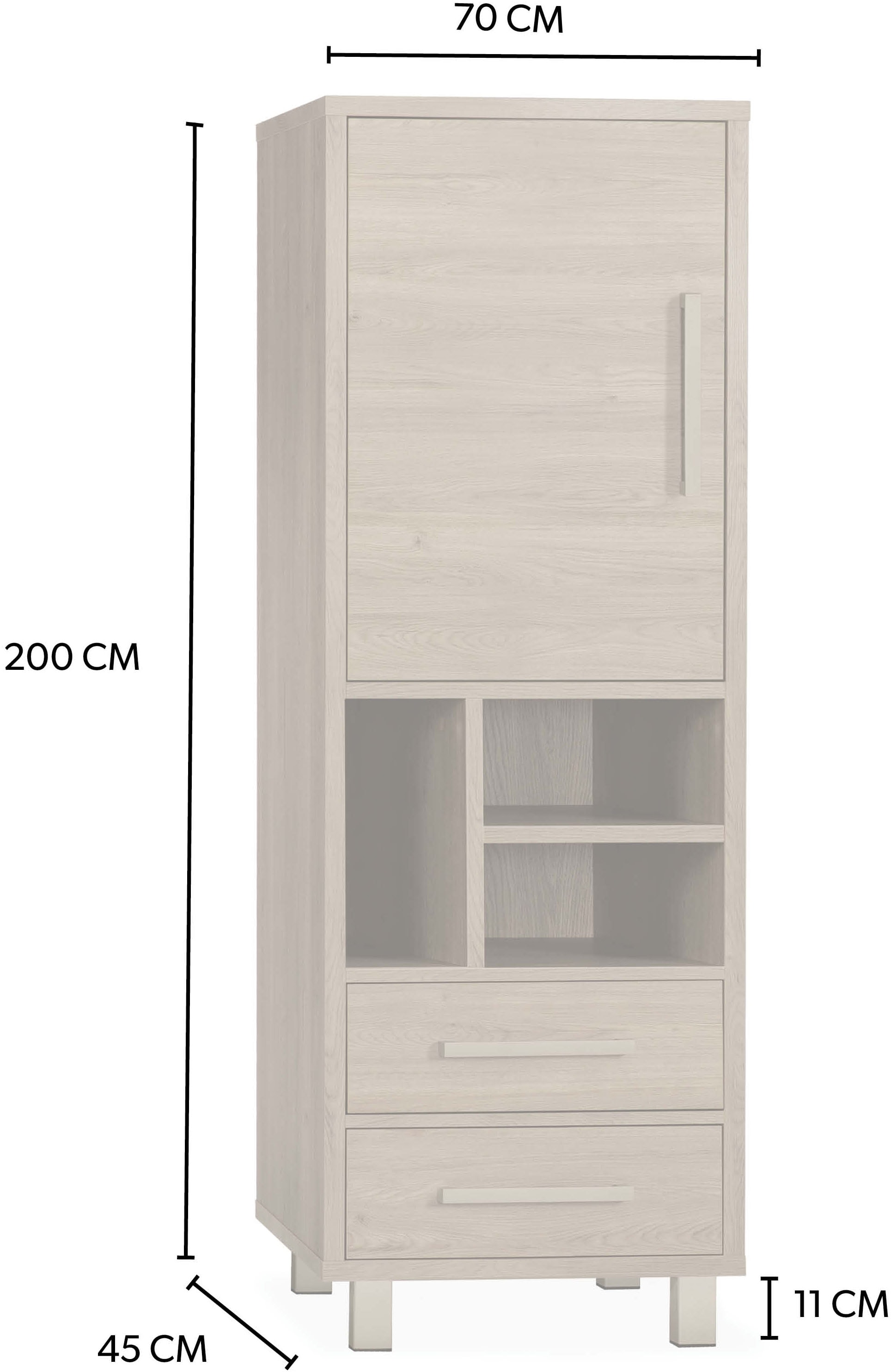 OMG Design Barschrank »Gauro« 1 Stk. tlg.