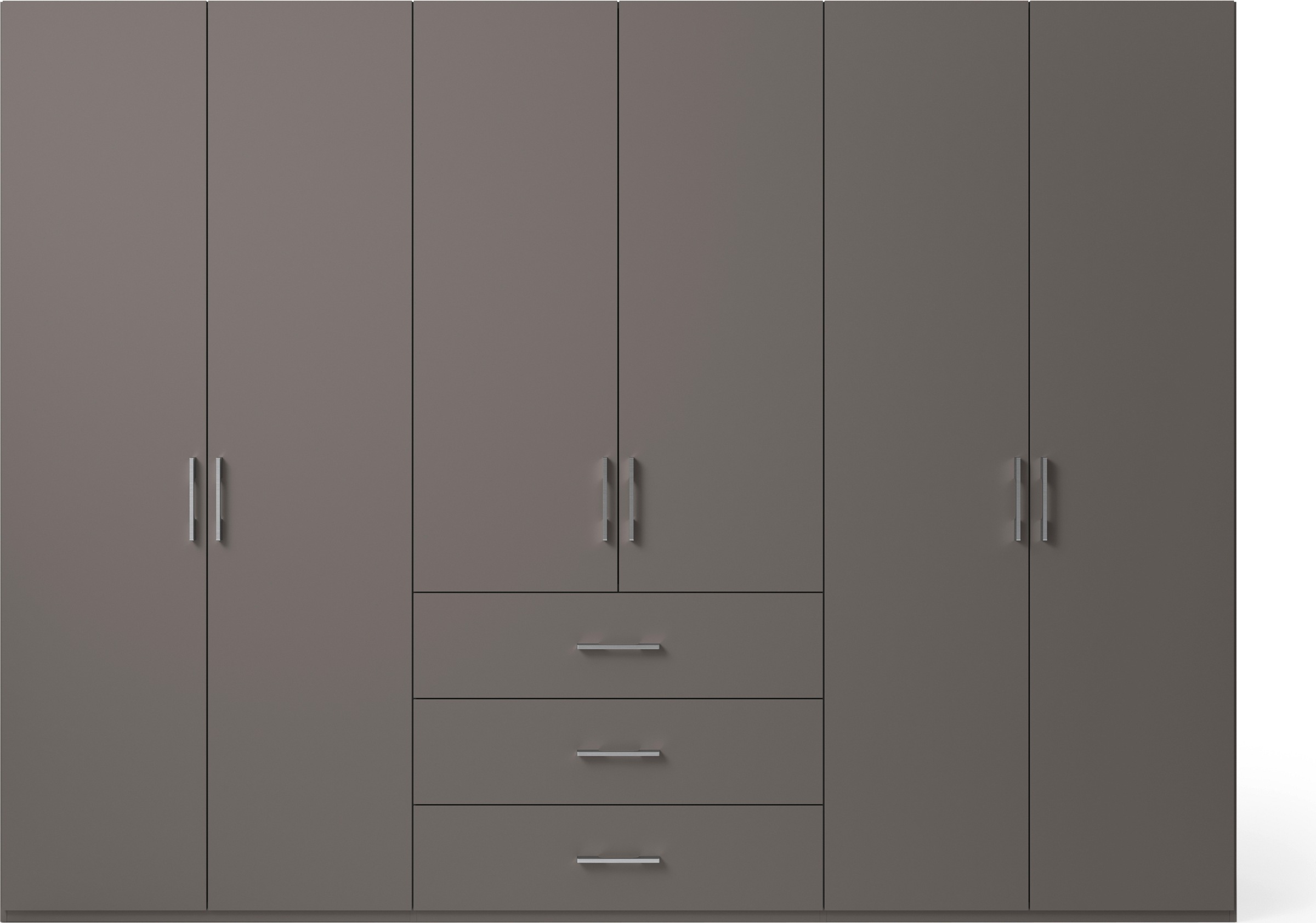 set one by Musterring Drehtürenschrank »Henderson«, mit 3 Schubladen, inkl. Fachböden und Kleiderstangen