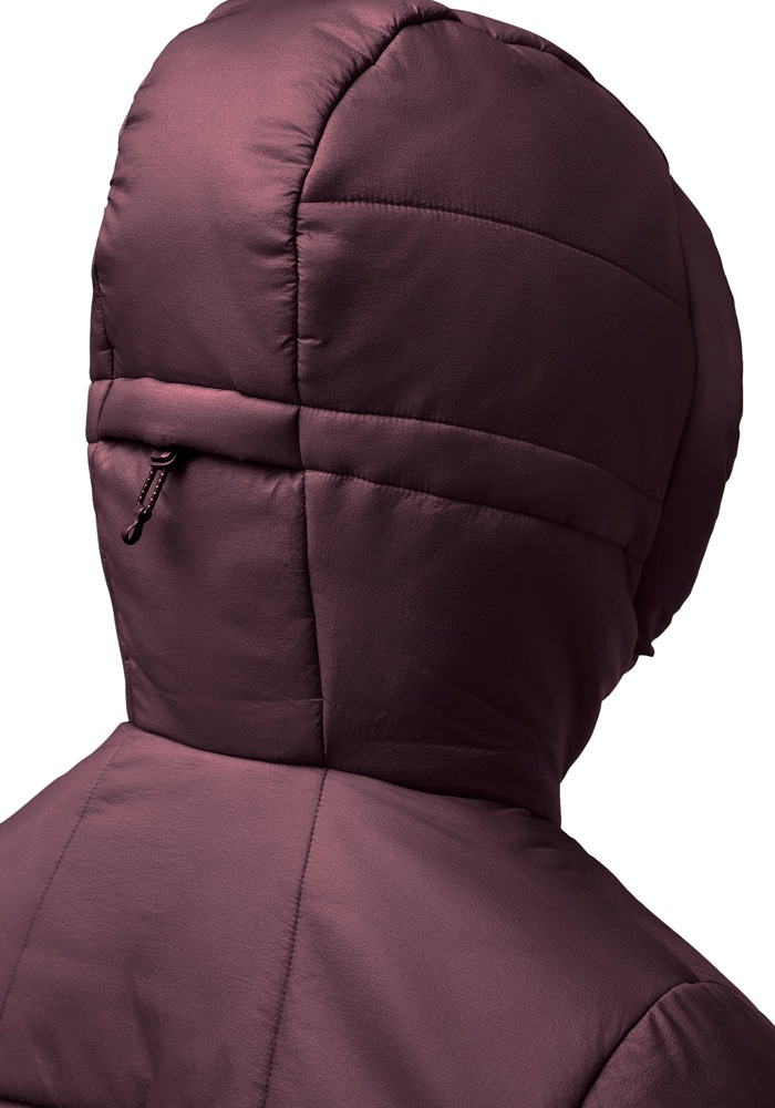 Jack Wolfskin Daunenjacke »NEBELHORN DOWN HOODY W RDS«, mit Kapuze